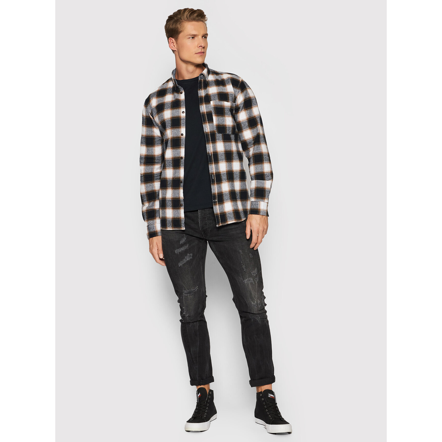 Jack&Jones Риза Ian 12191175 Цветен Regular Fit - Pepit.bg