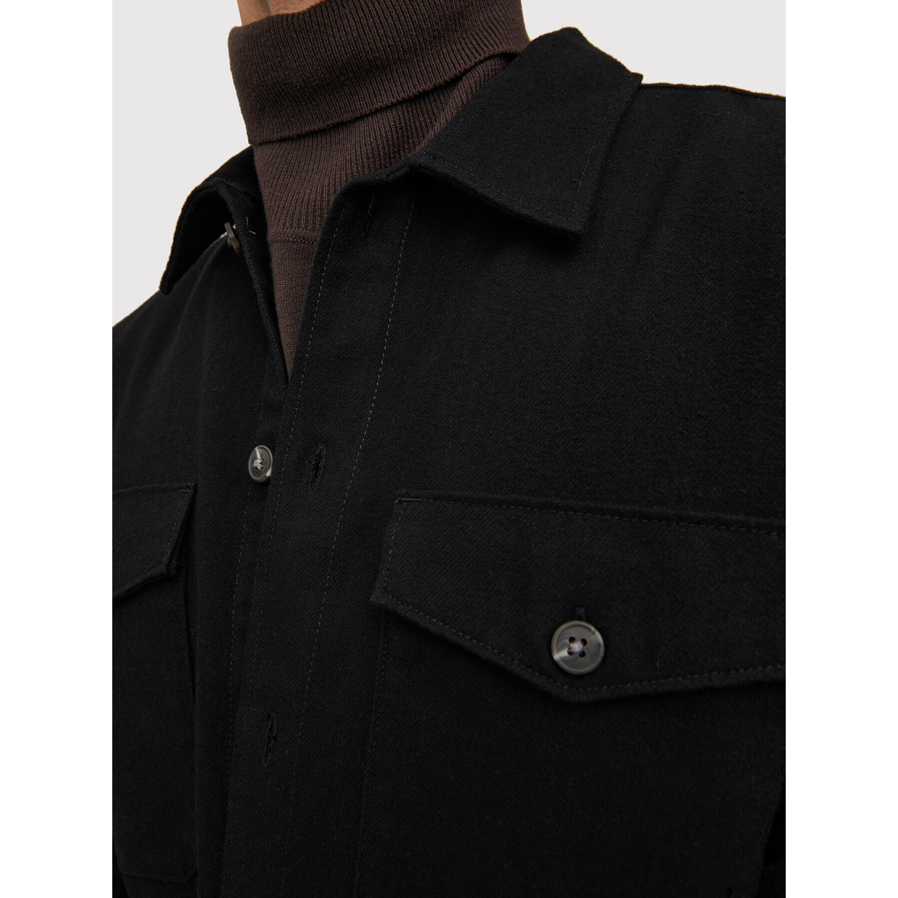 Jack&Jones Риза Jay 12213478 Черен Regular Fit - Pepit.bg