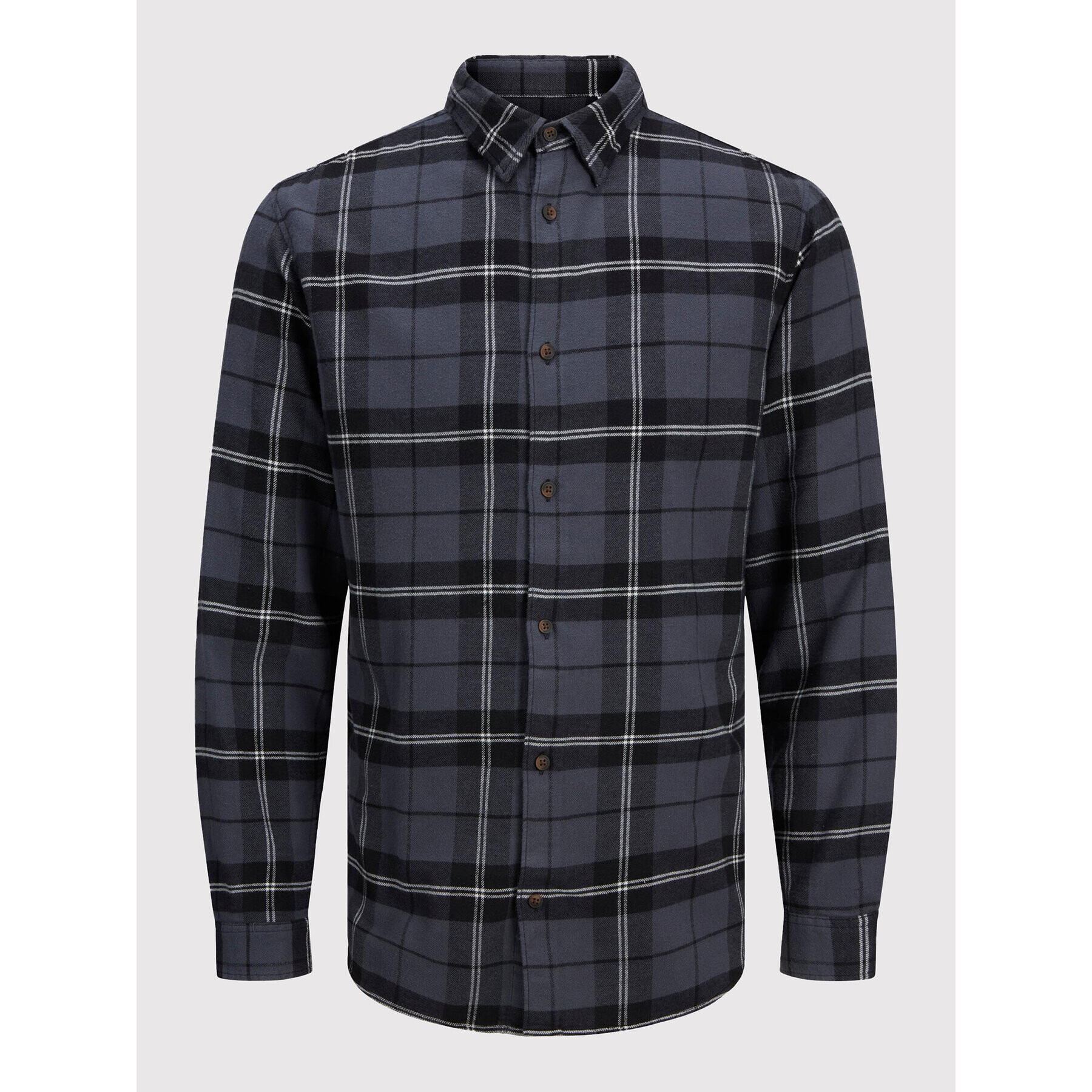 Jack&Jones Риза Plain Autumn 12212591 Тъмносин Regular Fit - Pepit.bg