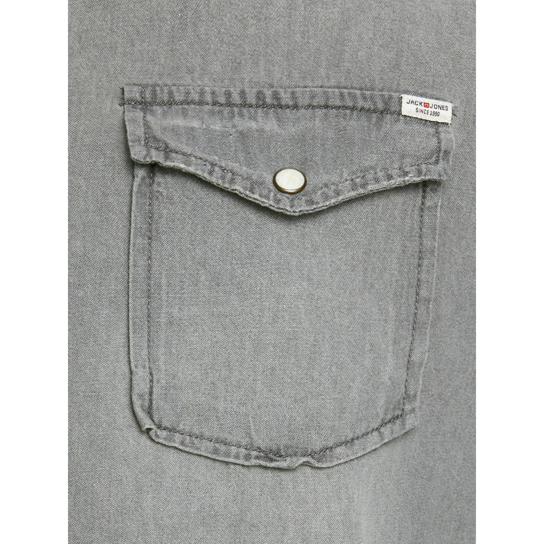 Jack&Jones Риза Sheridan 12138115 Сив Slim Fit - Pepit.bg