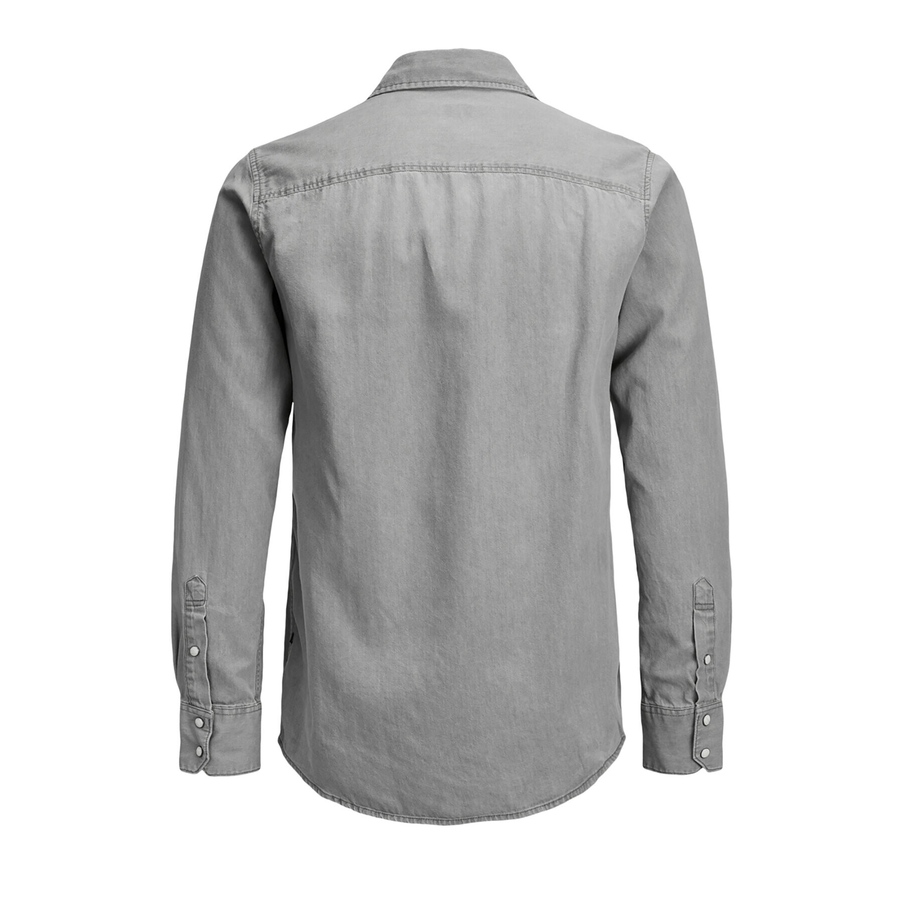 Jack&Jones Риза Sheridan 12138115 Сив Slim Fit - Pepit.bg