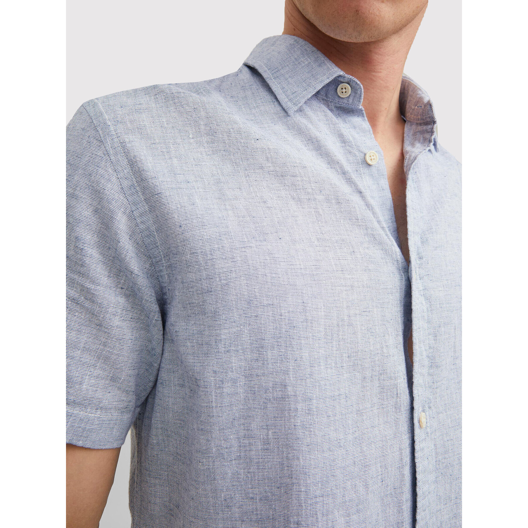 Jack&Jones Риза Tons 12207462 Син Regular Fit - Pepit.bg