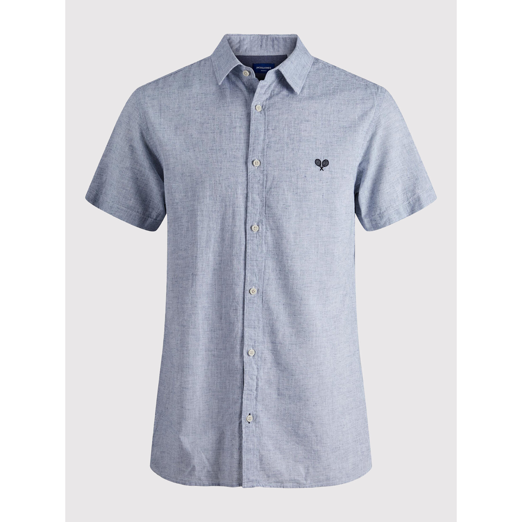 Jack&Jones Риза Tons 12207462 Син Regular Fit - Pepit.bg