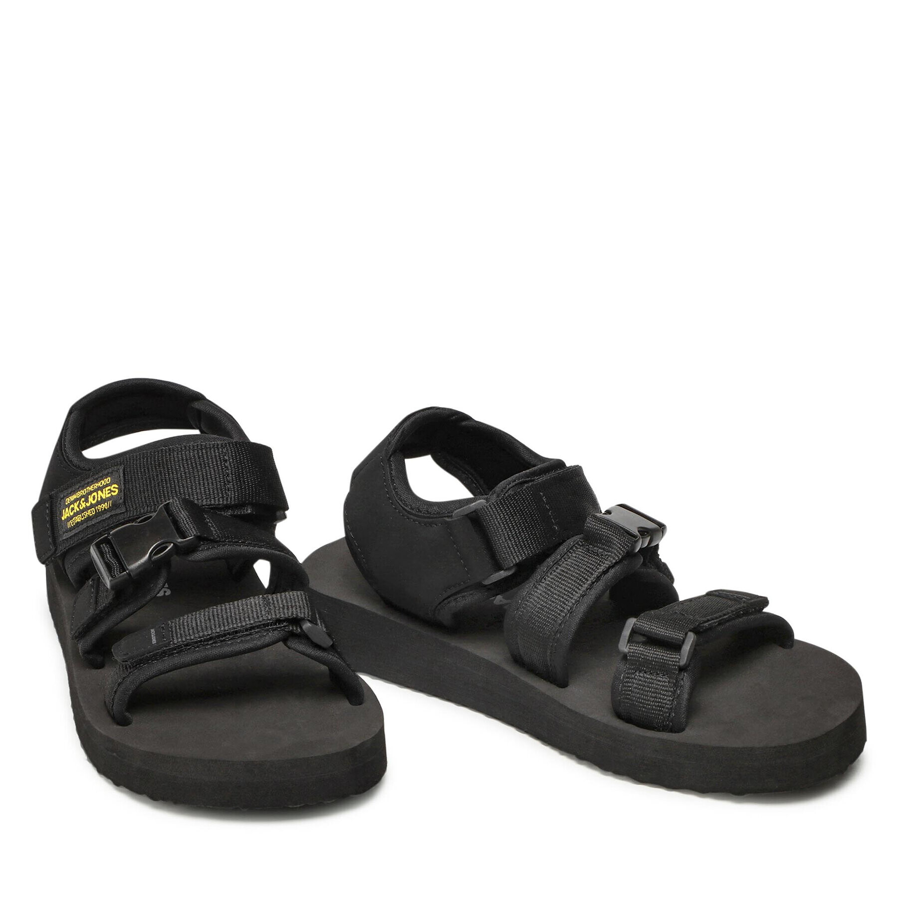 Jack&Jones Сандали Jfwjack Sandal 2.0 12203989 Черен - Pepit.bg