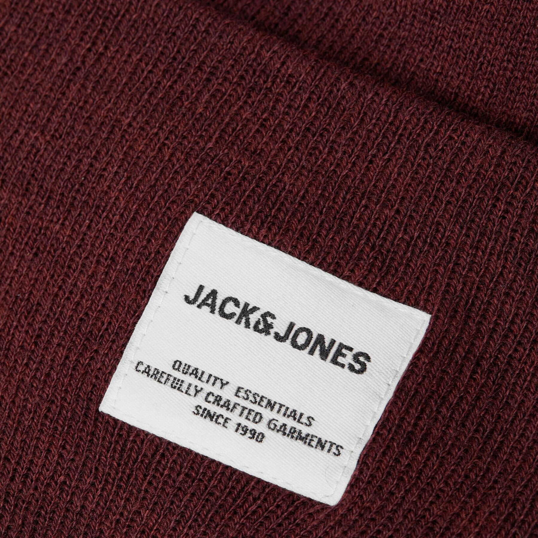 Jack&Jones Шапка 12150627 Бордо - Pepit.bg