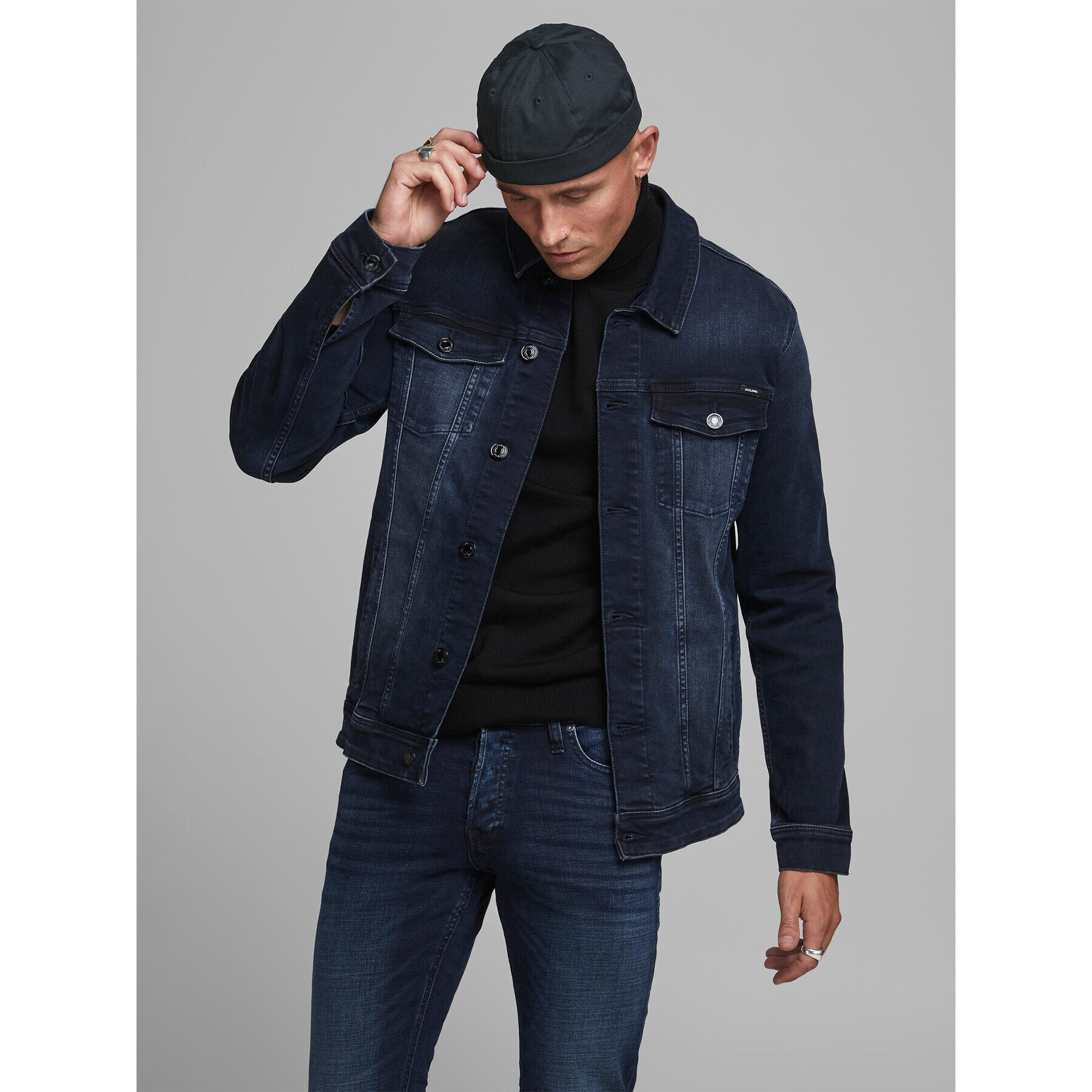 Jack&Jones Шапка 12176969 Черен - Pepit.bg