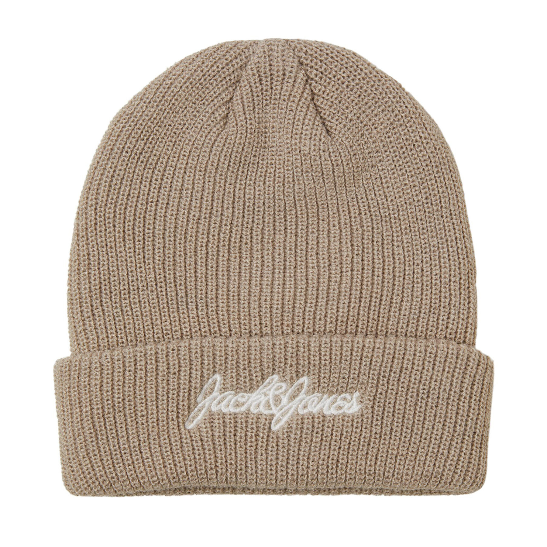Jack&Jones Шапка 12242399 Бежов - Pepit.bg