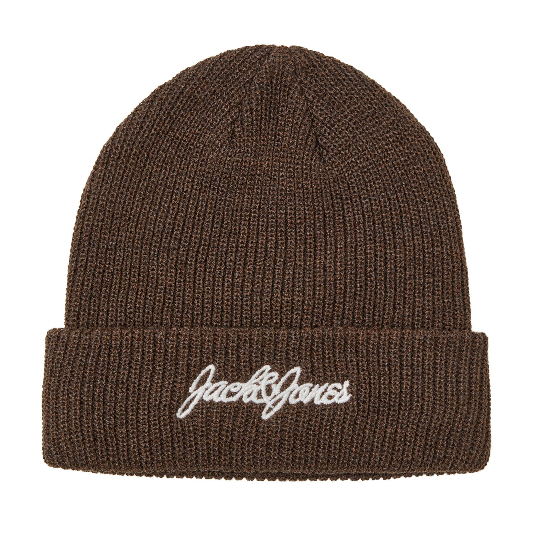 Jack&Jones Шапка 12242399 Кафяв - Pepit.bg