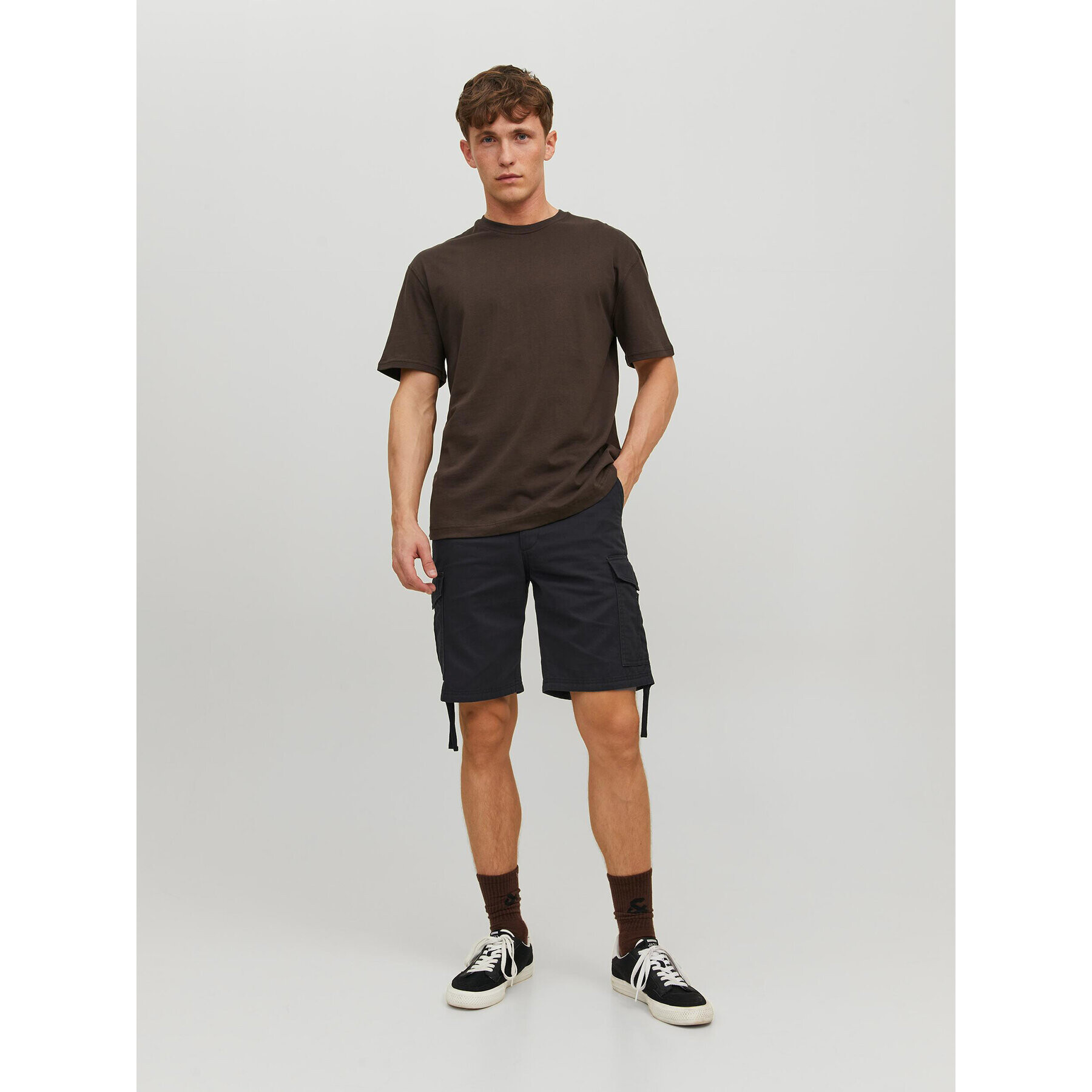 Jack&Jones Шорти от плат Marley 12229650 Черен Cargo Fit - Pepit.bg