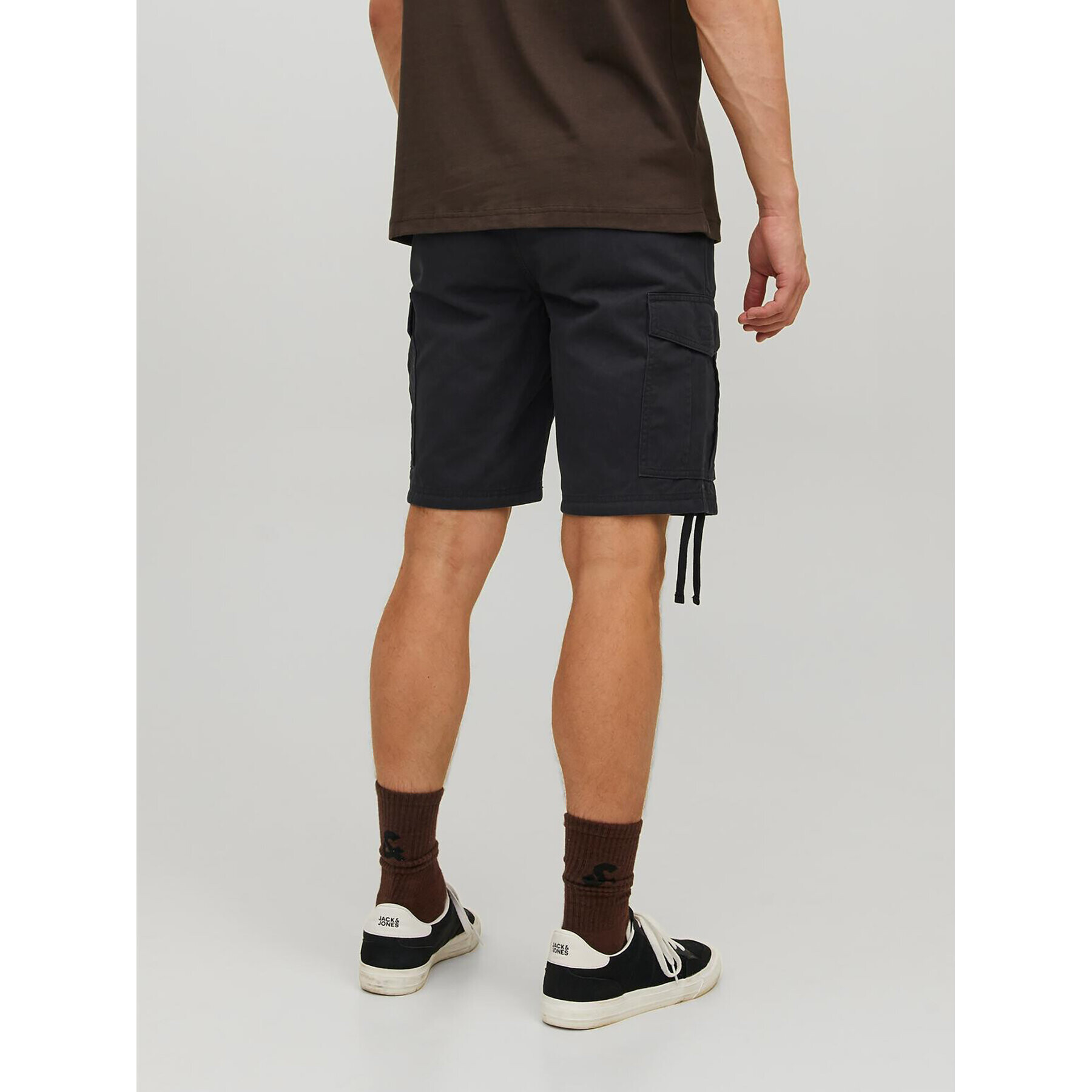 Jack&Jones Шорти от плат Marley 12229650 Черен Cargo Fit - Pepit.bg