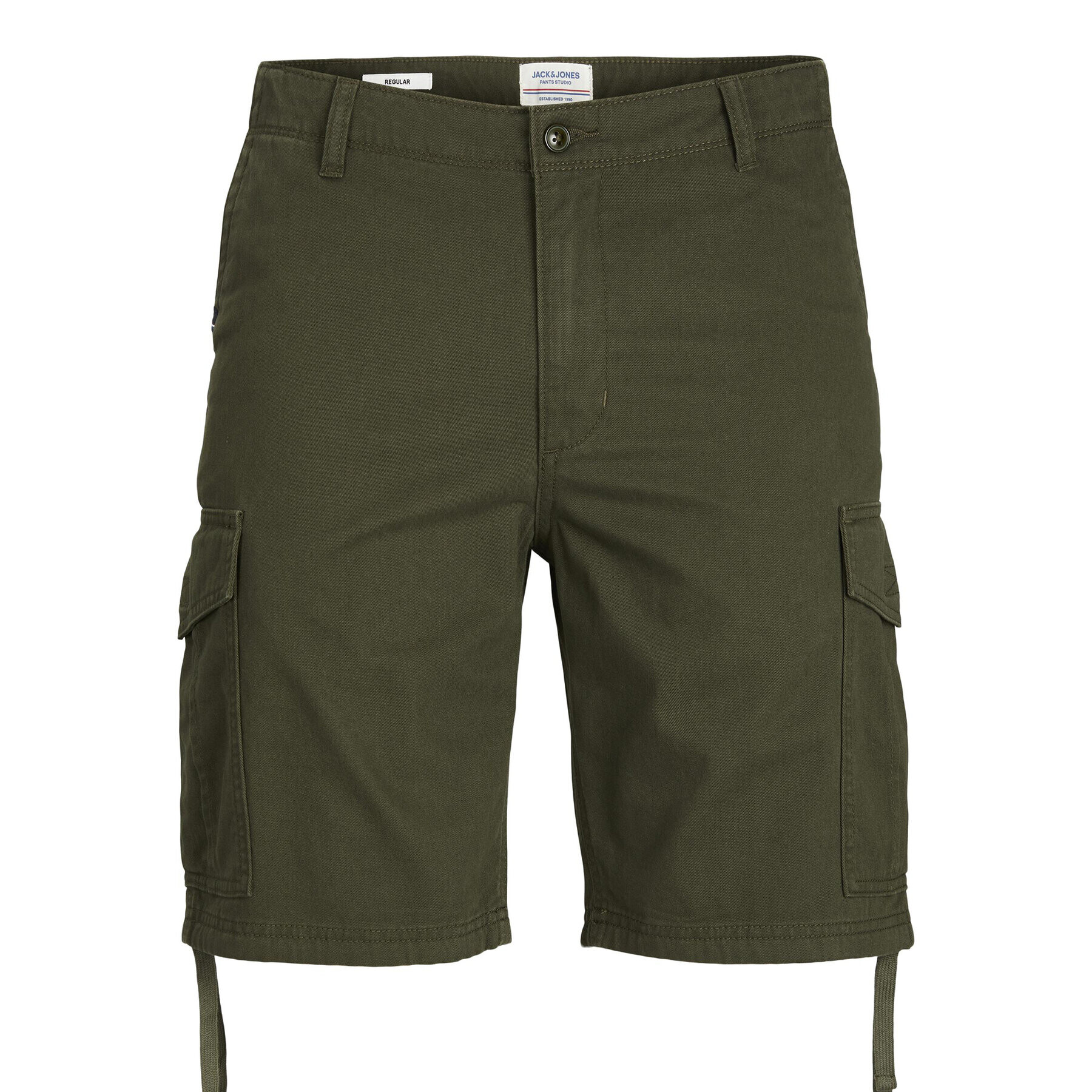 Jack&Jones Шорти от плат Marley 12229650 Зелен Cargo Fit - Pepit.bg