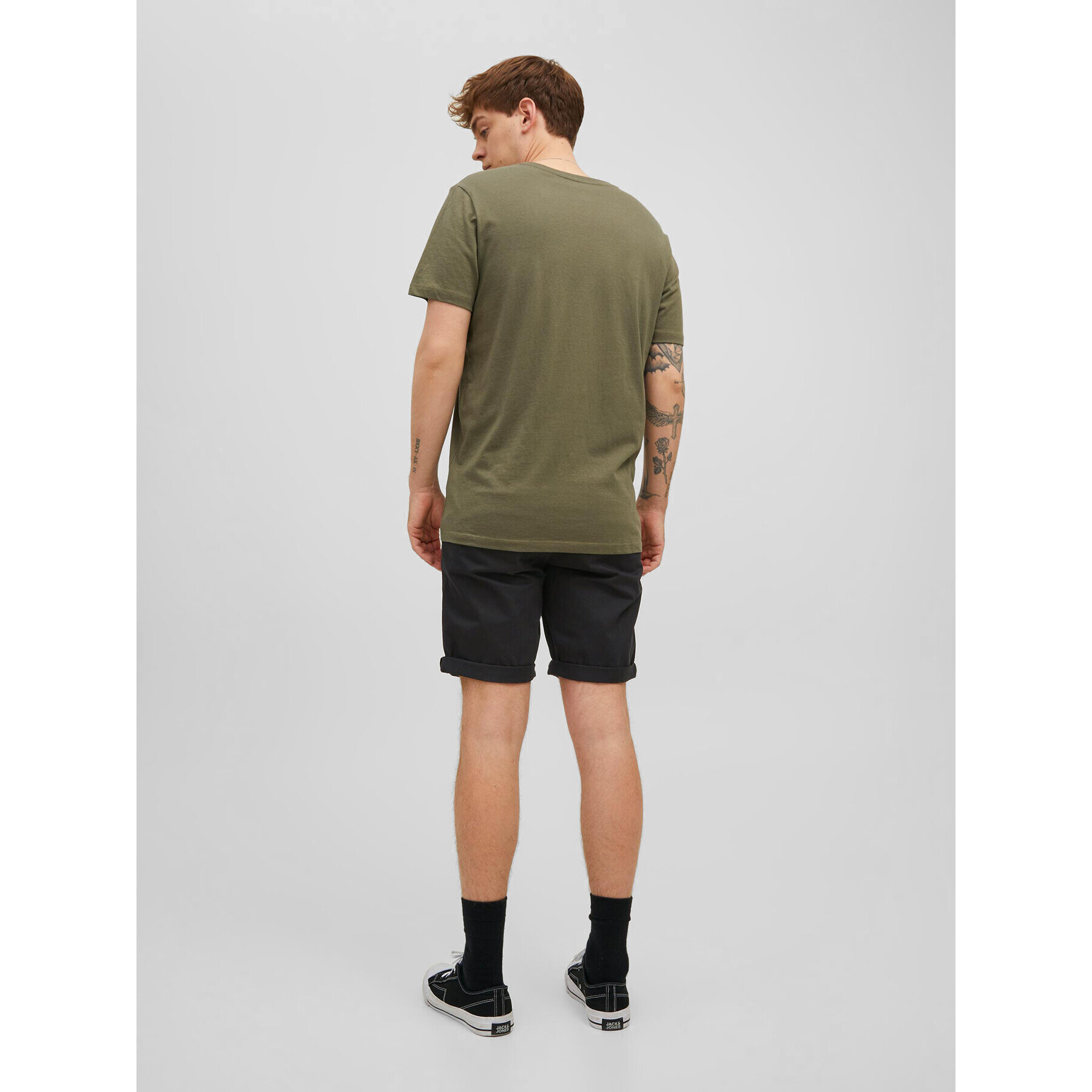 Jack&Jones Шорти от плат Bowie 12165604 Черен Regular Fit - Pepit.bg