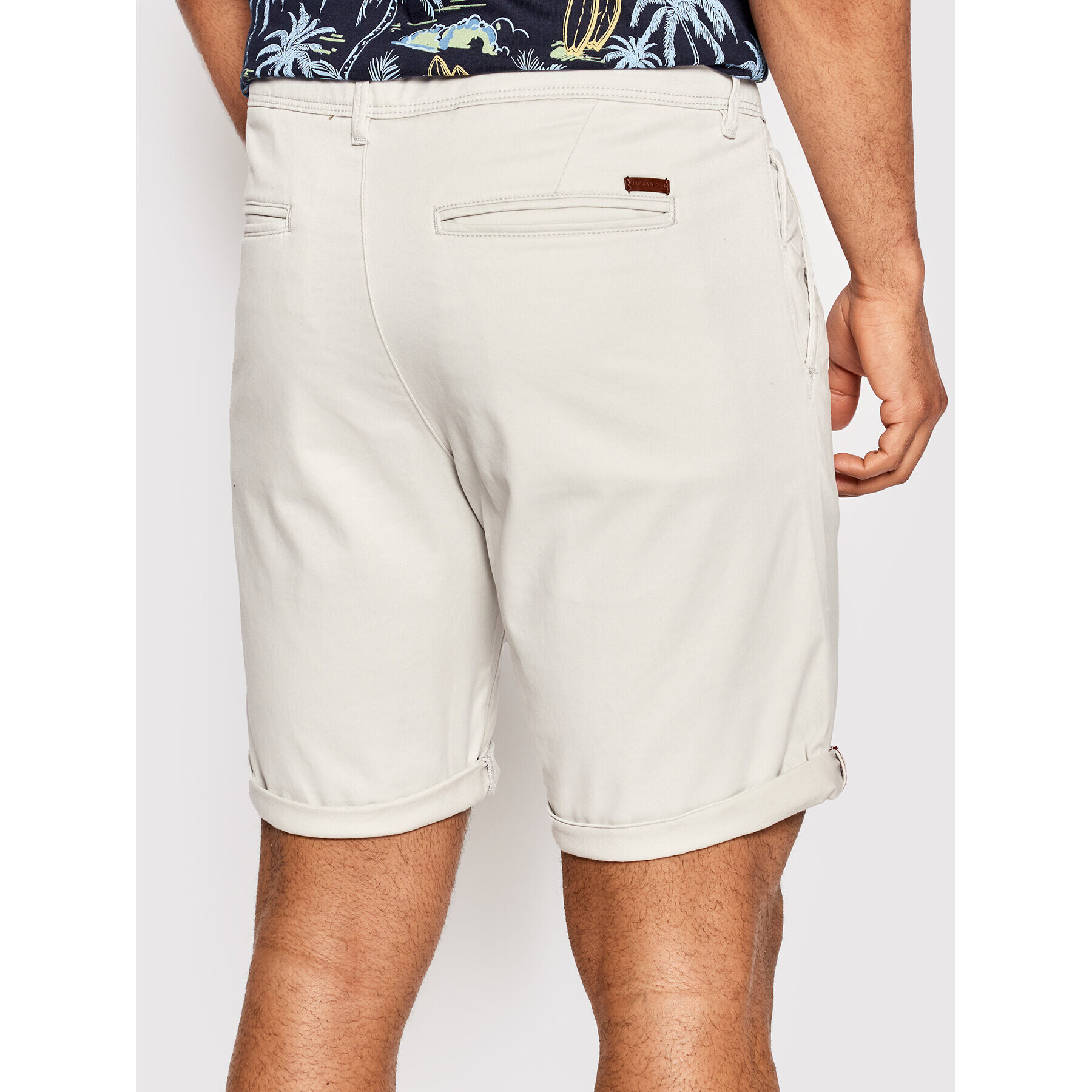 Jack&Jones Шорти от плат Bowie 12165604 Сив Regular Fit - Pepit.bg