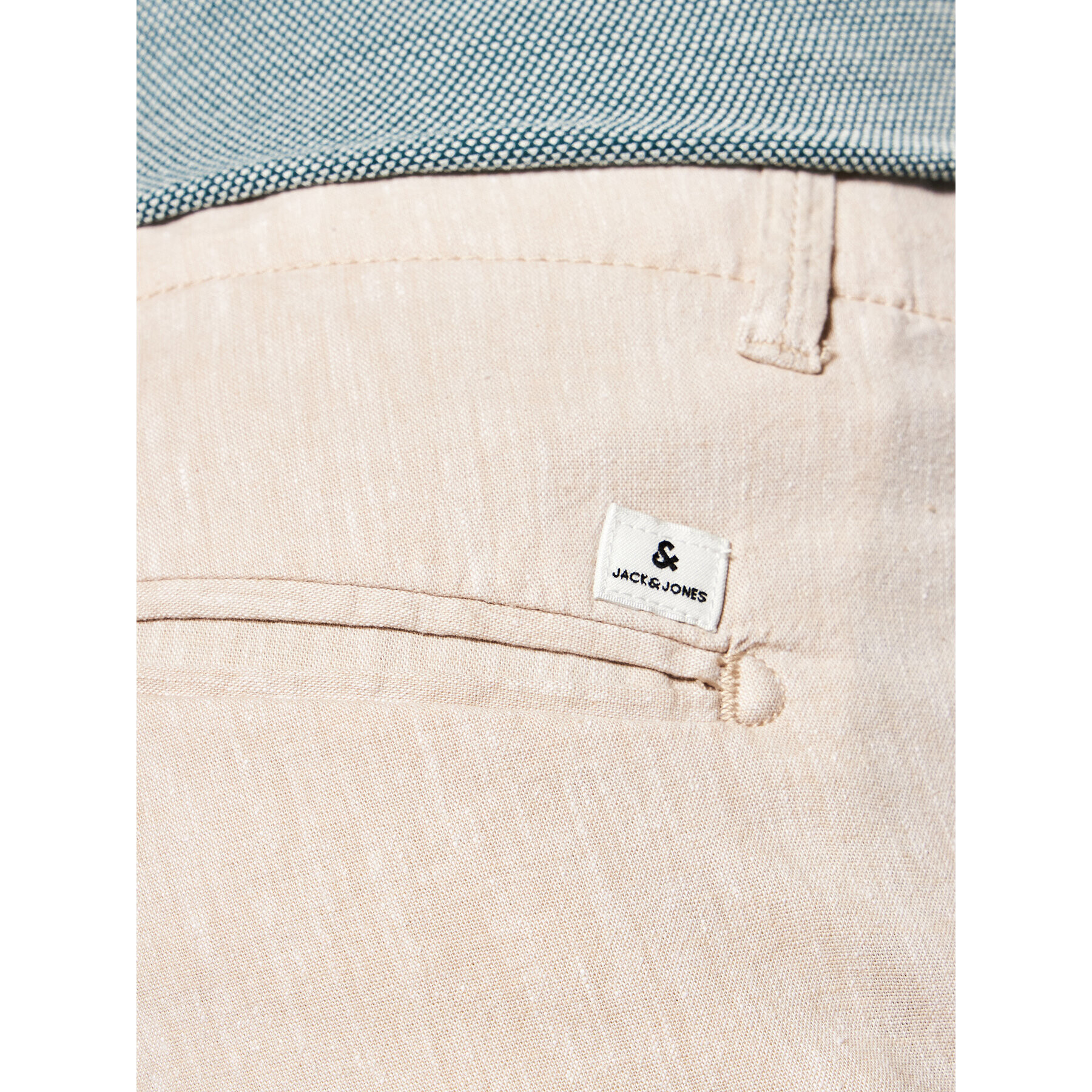 Jack&Jones Шорти от плат Dave 12184684 Бежов Regular Fit - Pepit.bg