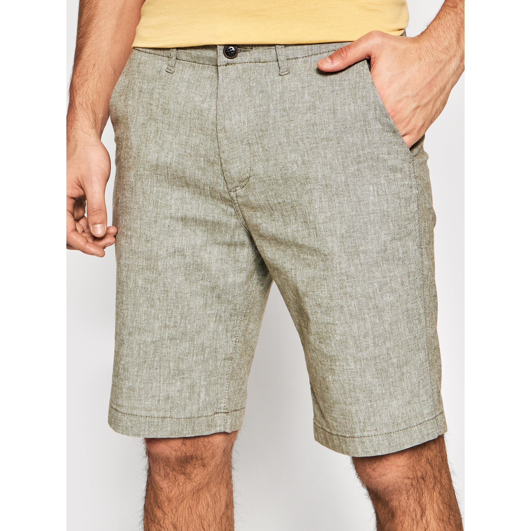 Jack&Jones Шорти от плат Dave 12184684 Зелен Regular Fit - Pepit.bg