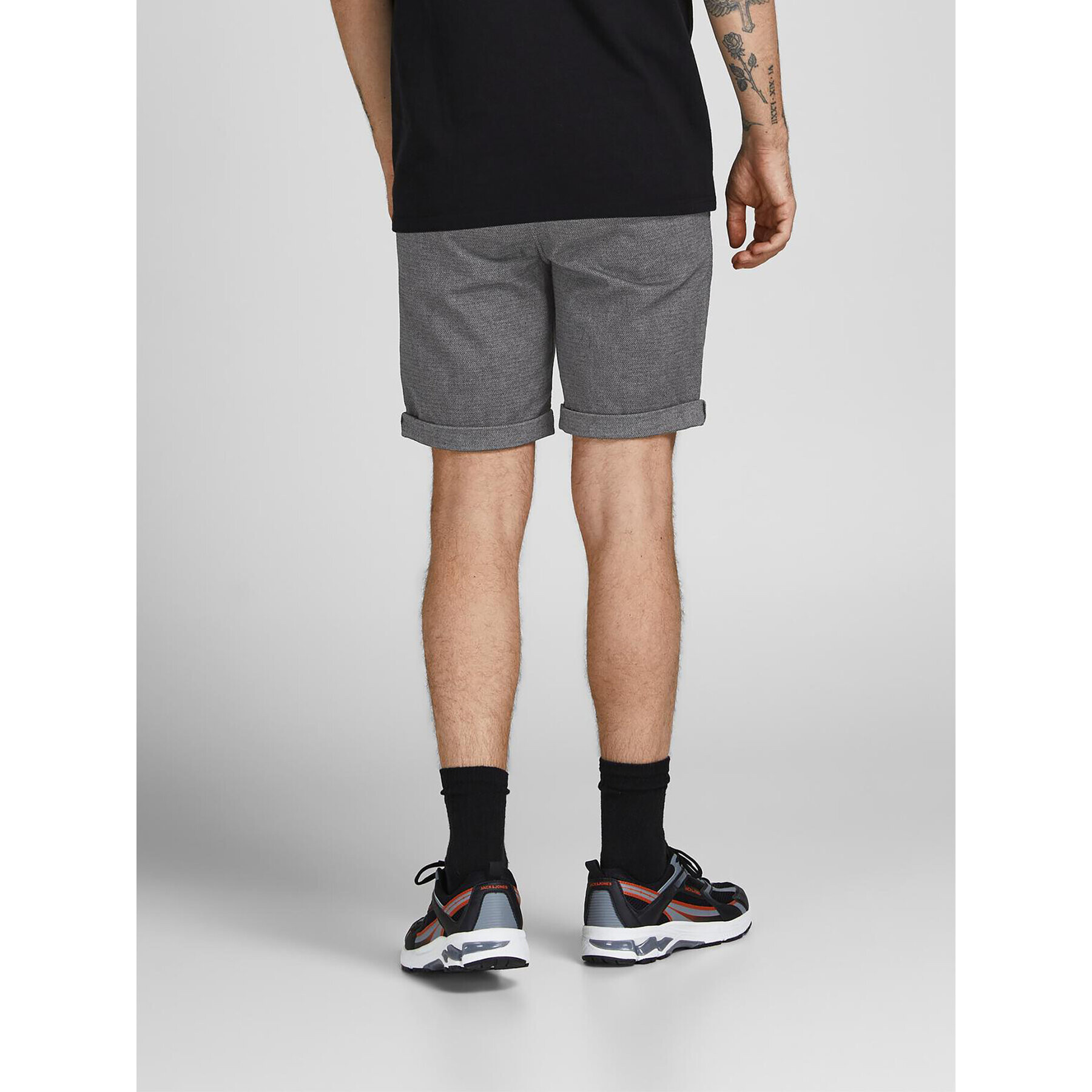 Jack&Jones Шорти от плат Fury 12206889 Сив Regular Fit - Pepit.bg