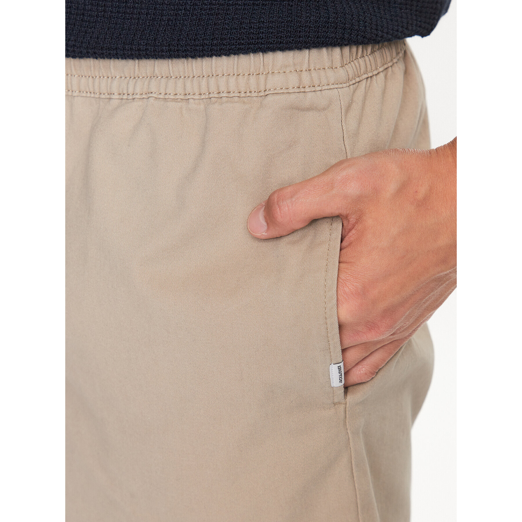 Jack&Jones Шорти от плат Jeff 12187488 Бежов Regular Fit - Pepit.bg