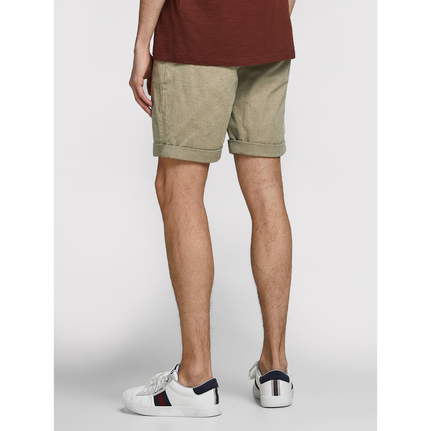 Jack&Jones Шорти от плат Kenso 12183665 Зелен Regular Fit - Pepit.bg