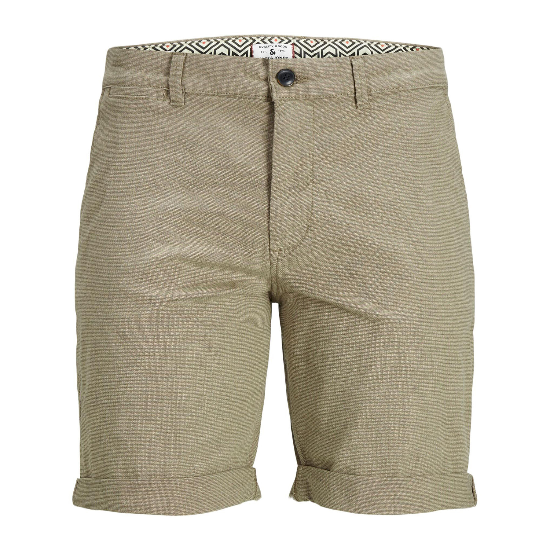 Jack&Jones Шорти от плат Kenso 12183665 Зелен Regular Fit - Pepit.bg