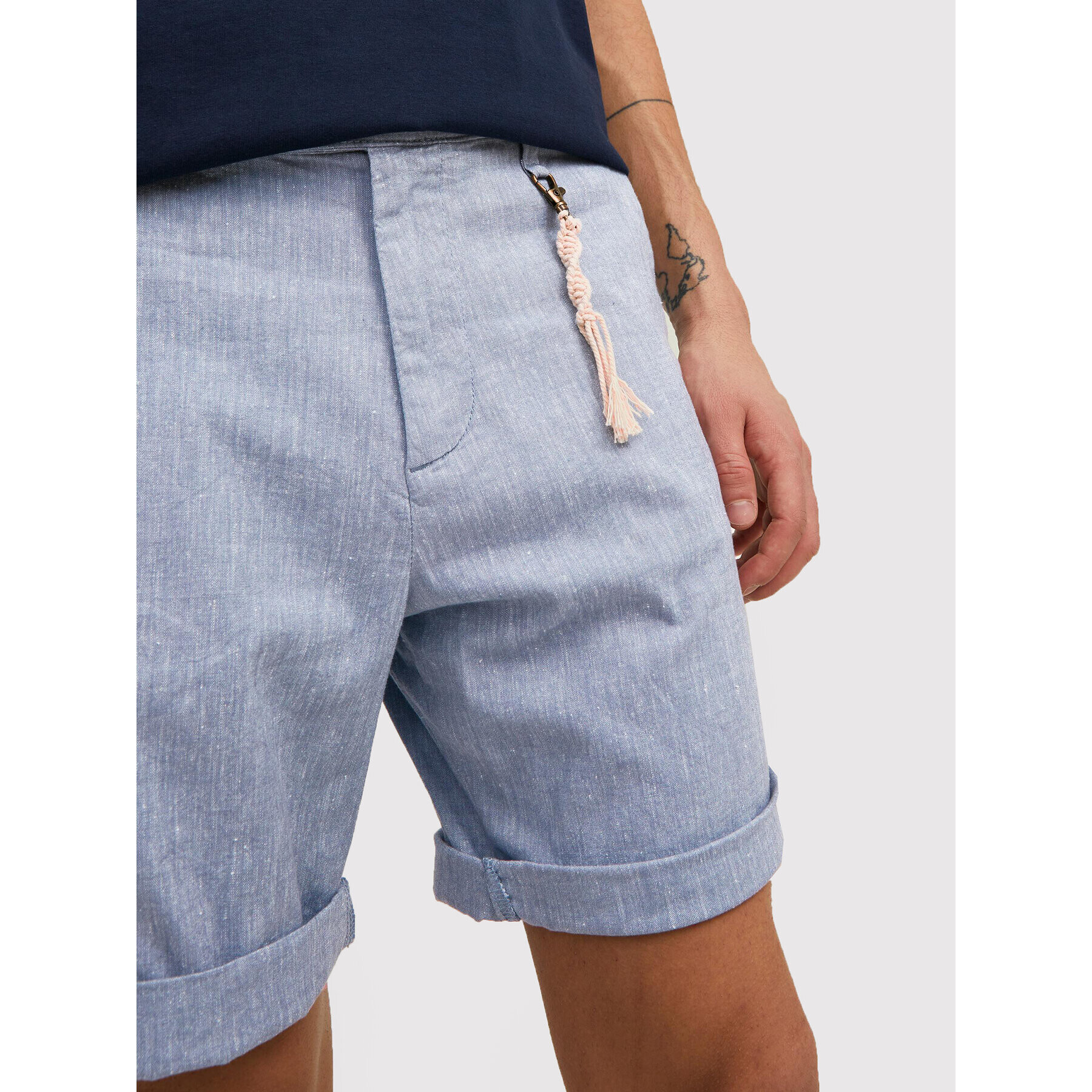 Jack&Jones Шорти от плат Sky 12210139 Син Regular Fit - Pepit.bg