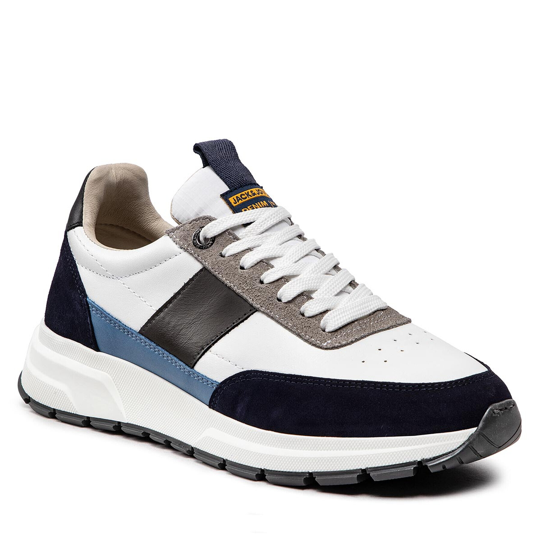 Jack&Jones Сникърси Jfwrobert Combo Sneaker 12215610 Бял - Pepit.bg