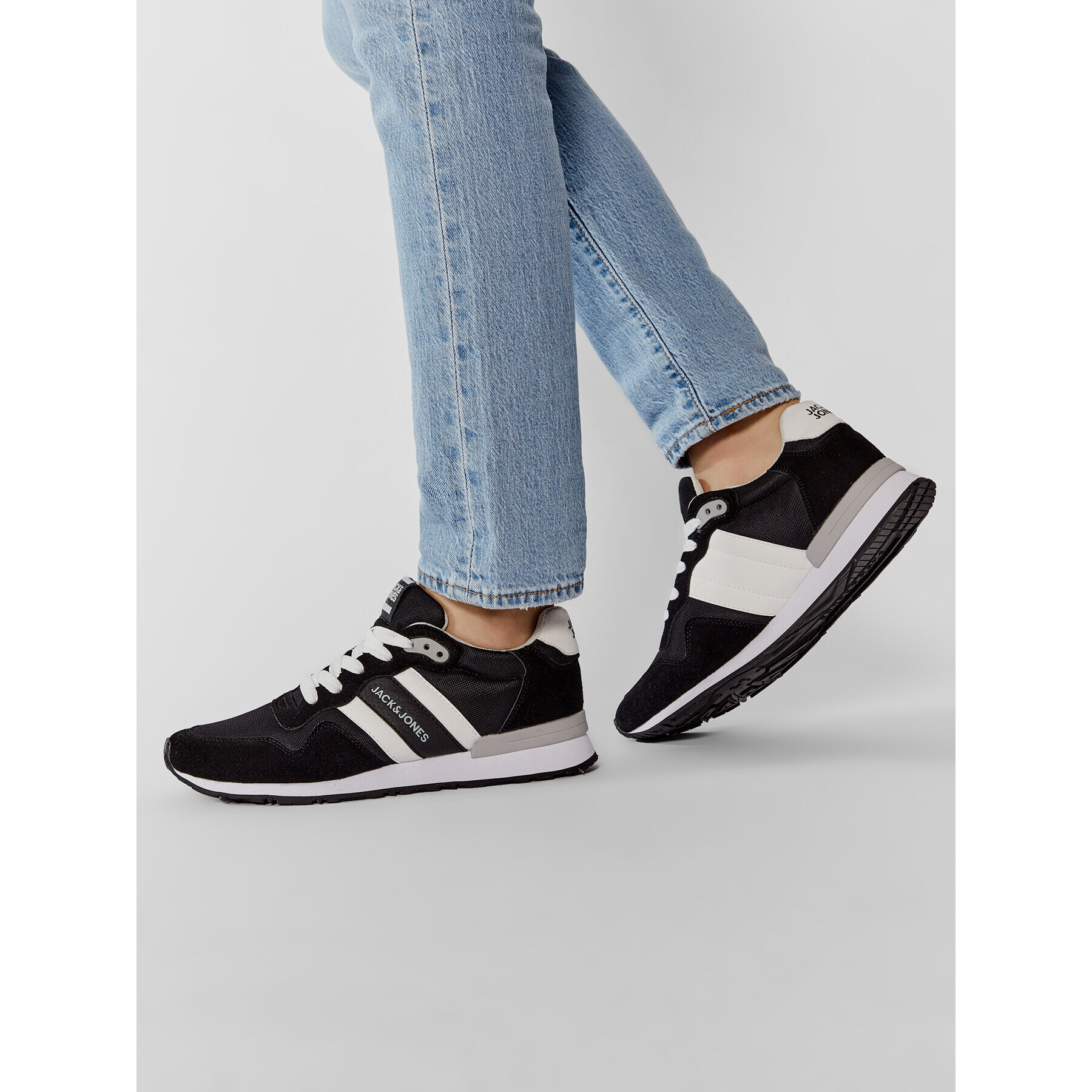 Jack&Jones Сникърси Jfwstellar 12184143 Черен - Pepit.bg