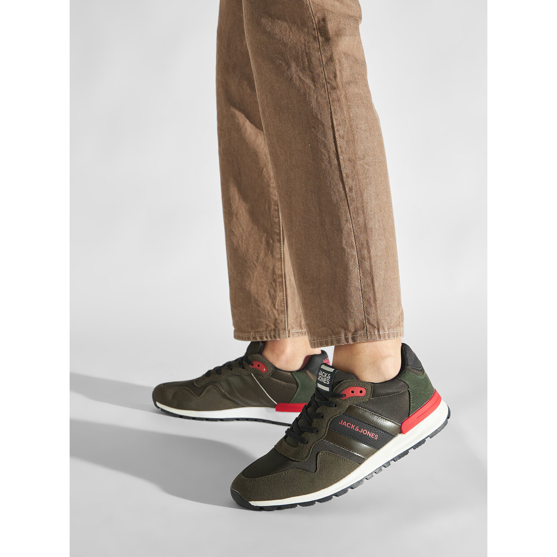 Jack&Jones Сникърси Jfwstellar Mesh 3.0 12217172 Зелен - Pepit.bg
