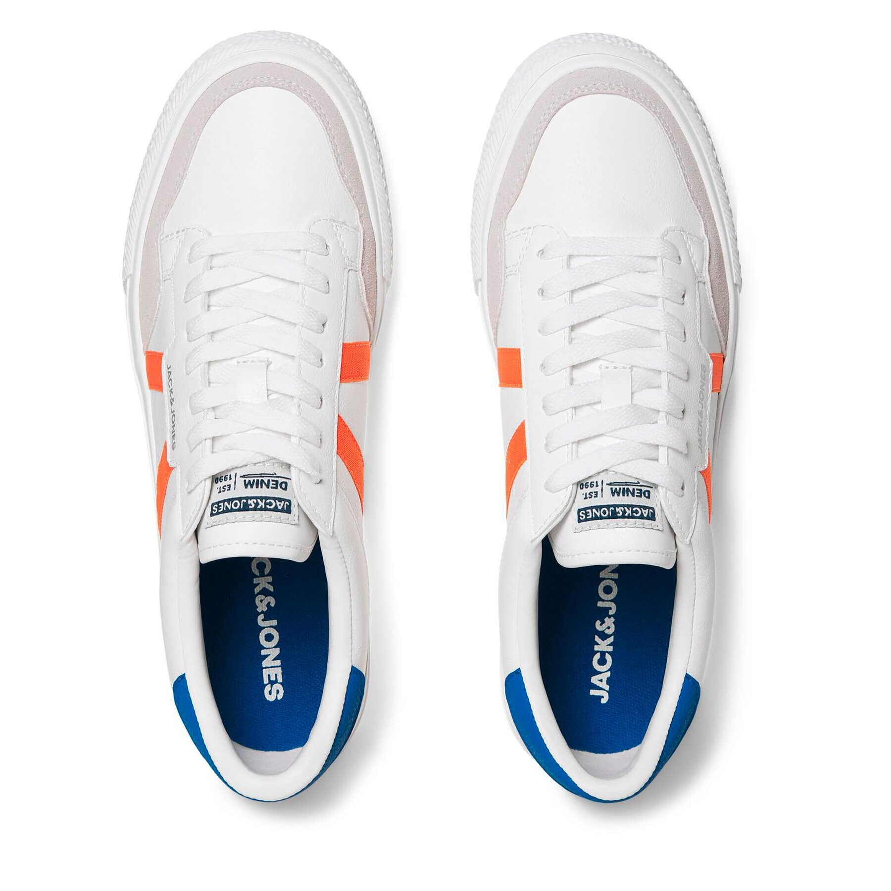 Jack&Jones Сникърси Morden 12215496 Бял - Pepit.bg