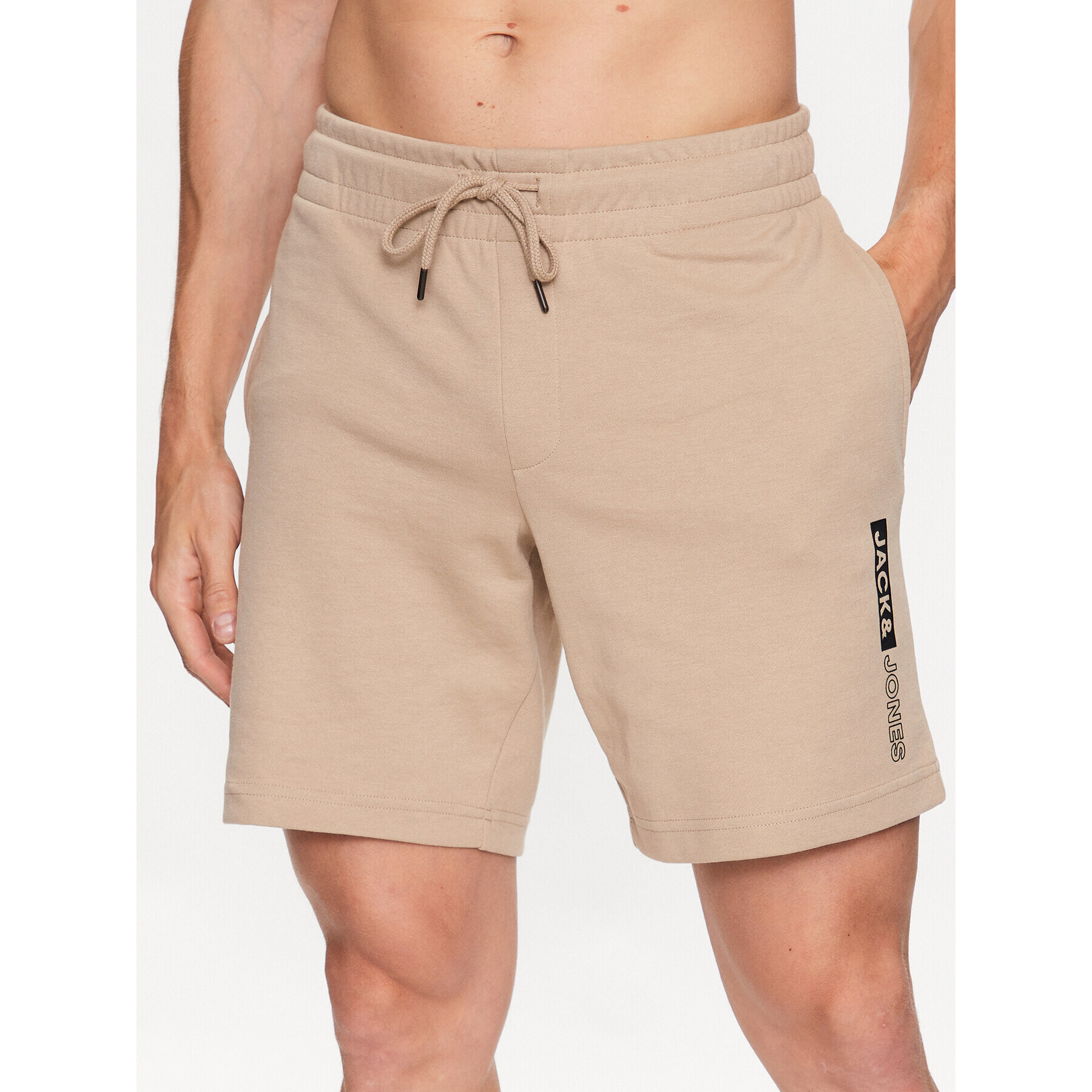 Jack&Jones Спортни шорти 12225143 Бежов Regular Fit - Pepit.bg