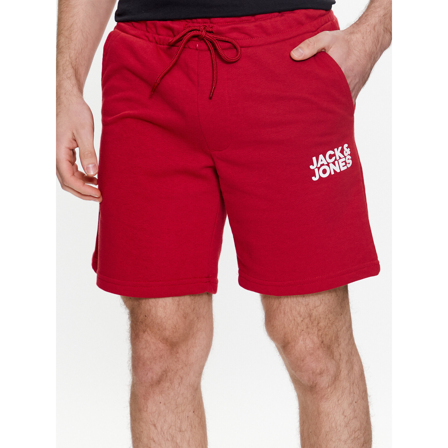 Jack&Jones Спортни шорти 12228920 Червен Regular Fit - Pepit.bg