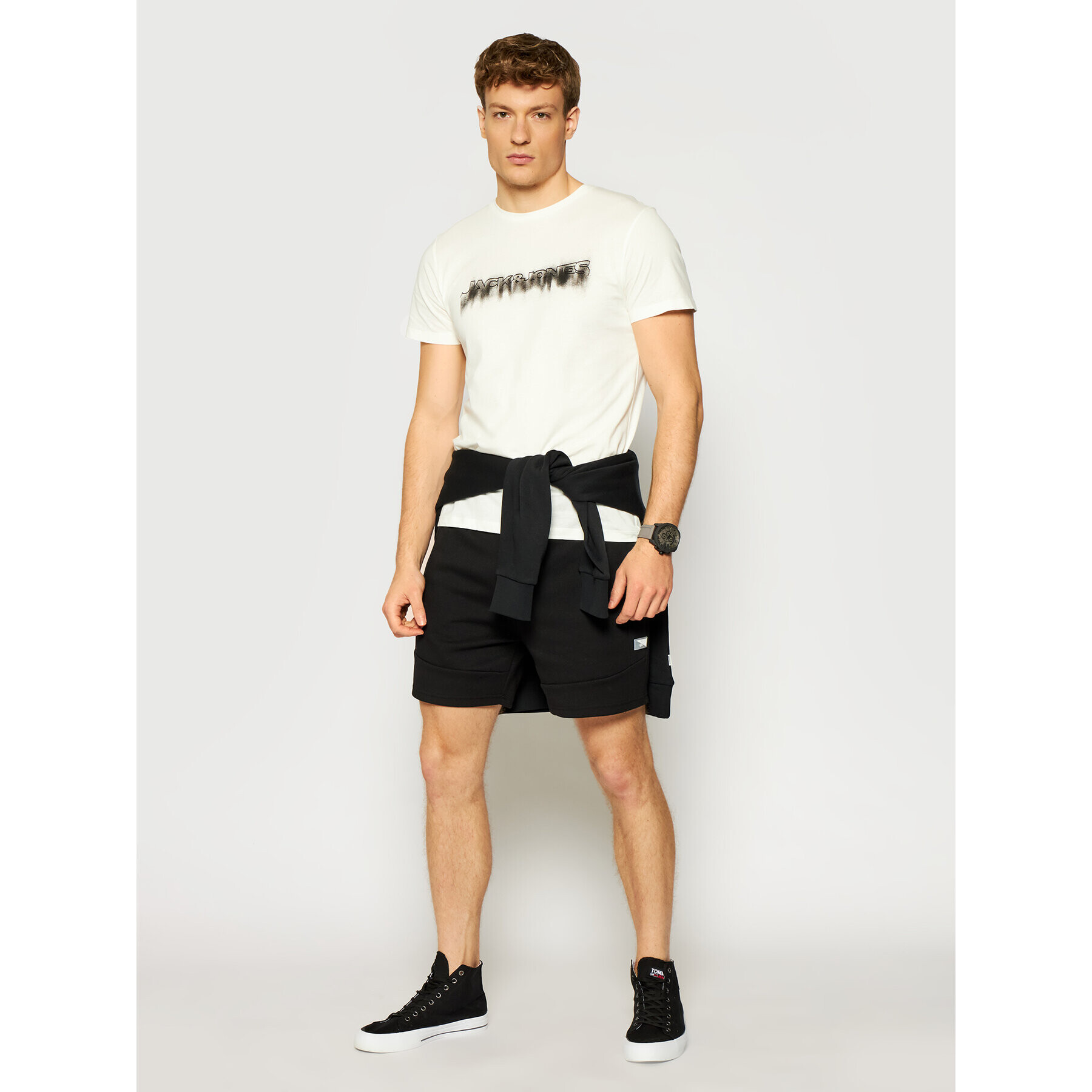 Jack&Jones Спортни шорти Air 12186750 Черен Regular Fit - Pepit.bg