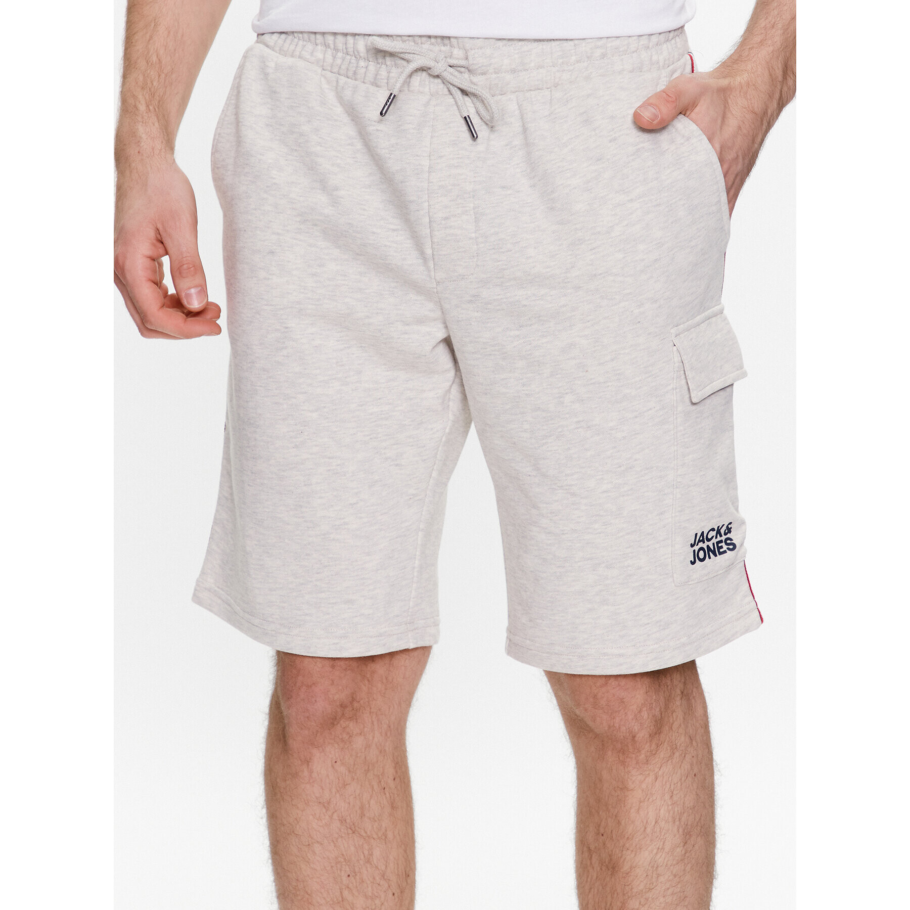 Jack&Jones Спортни шорти Atlas 12225165 Сив Regular Fit - Pepit.bg