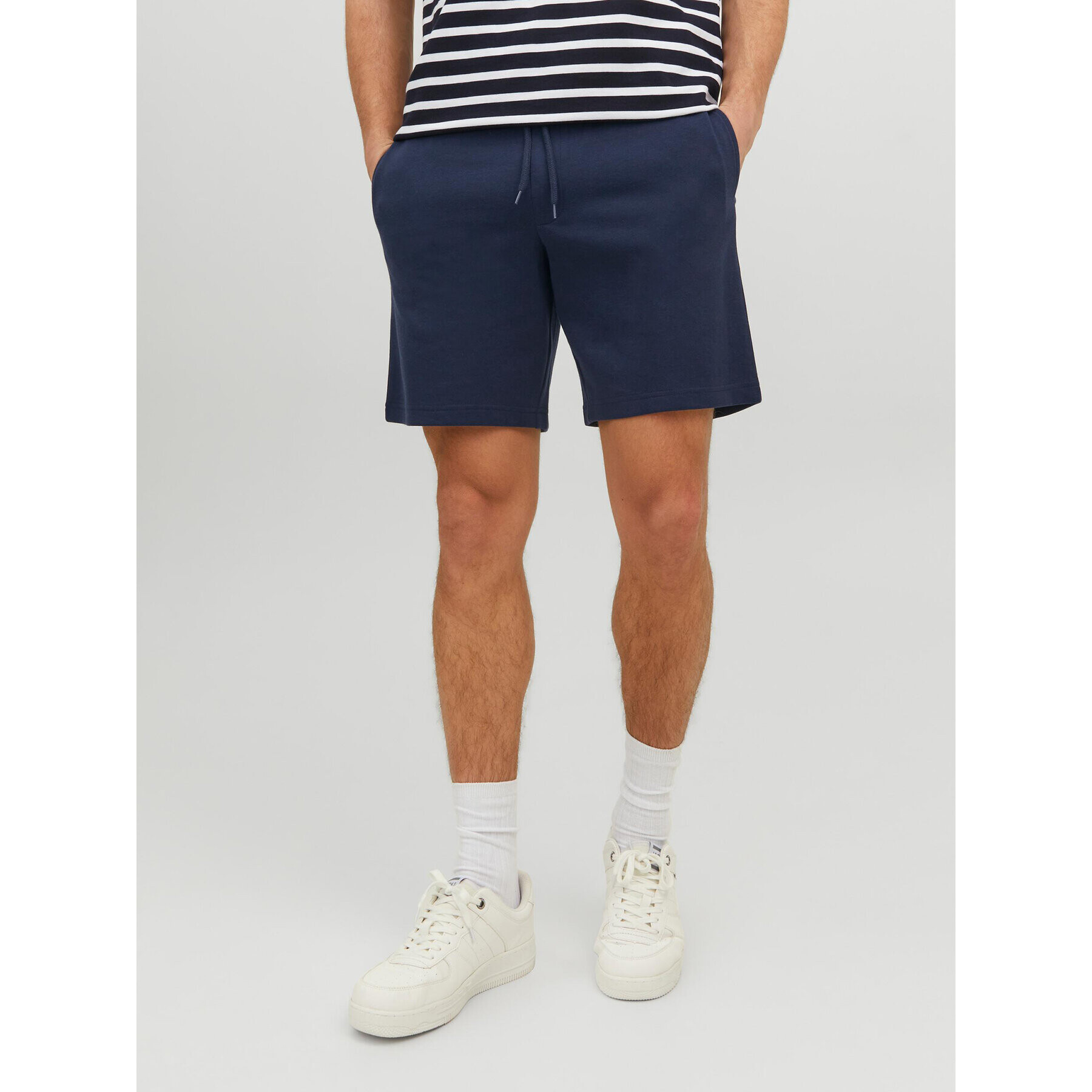 Jack&Jones Спортни шорти New Basic 12224021 Тъмносин Regular Fit - Pepit.bg