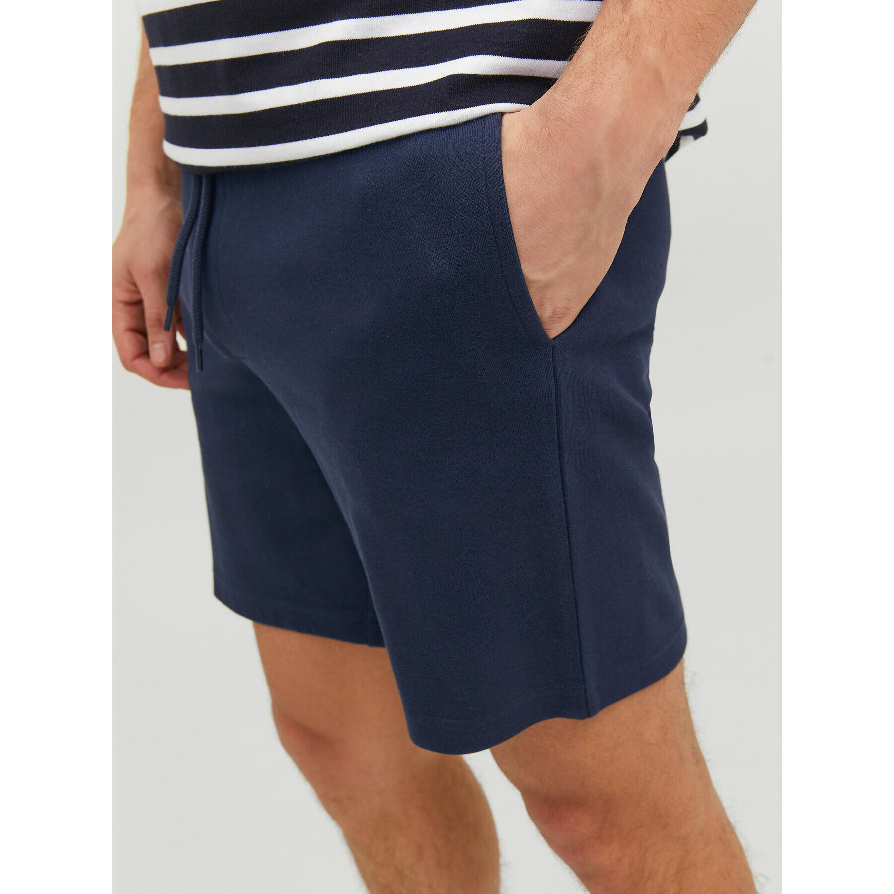 Jack&Jones Спортни шорти New Basic 12224021 Тъмносин Regular Fit - Pepit.bg