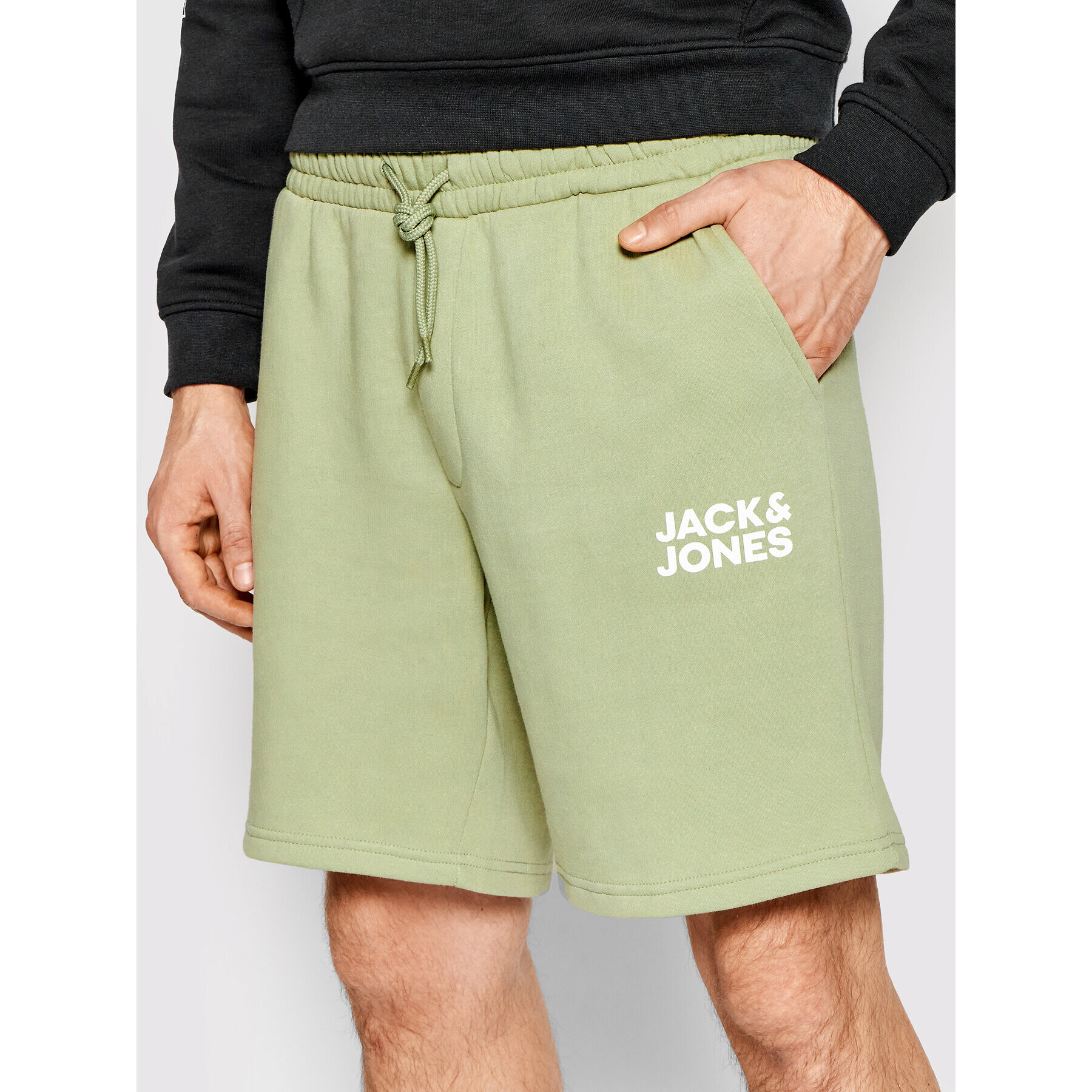 Jack&Jones Спортни шорти New Soft 12186787 Зелен Regular Fit - Pepit.bg