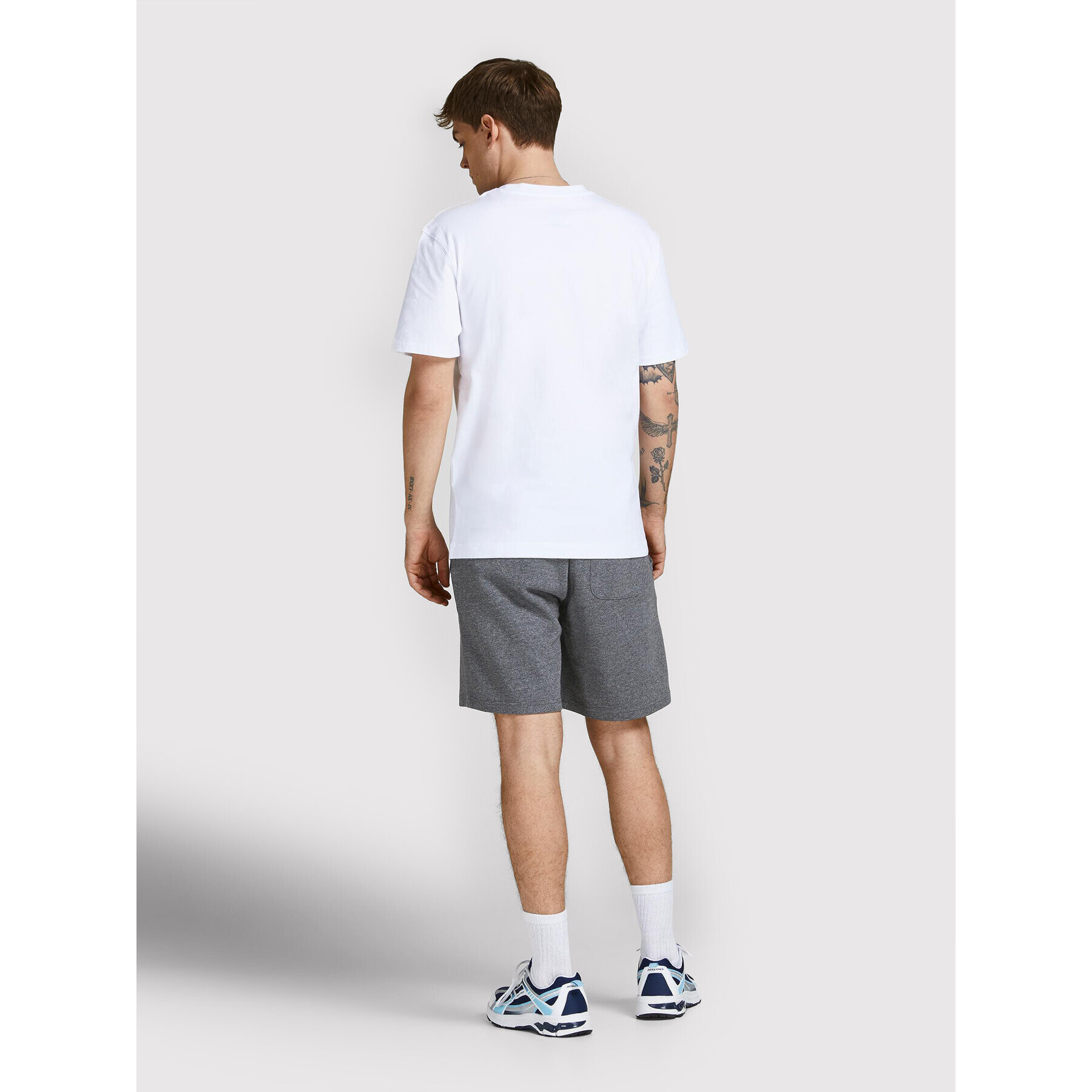 Jack&Jones Спортни шорти Tons 12204637 Сив Regular Fit - Pepit.bg