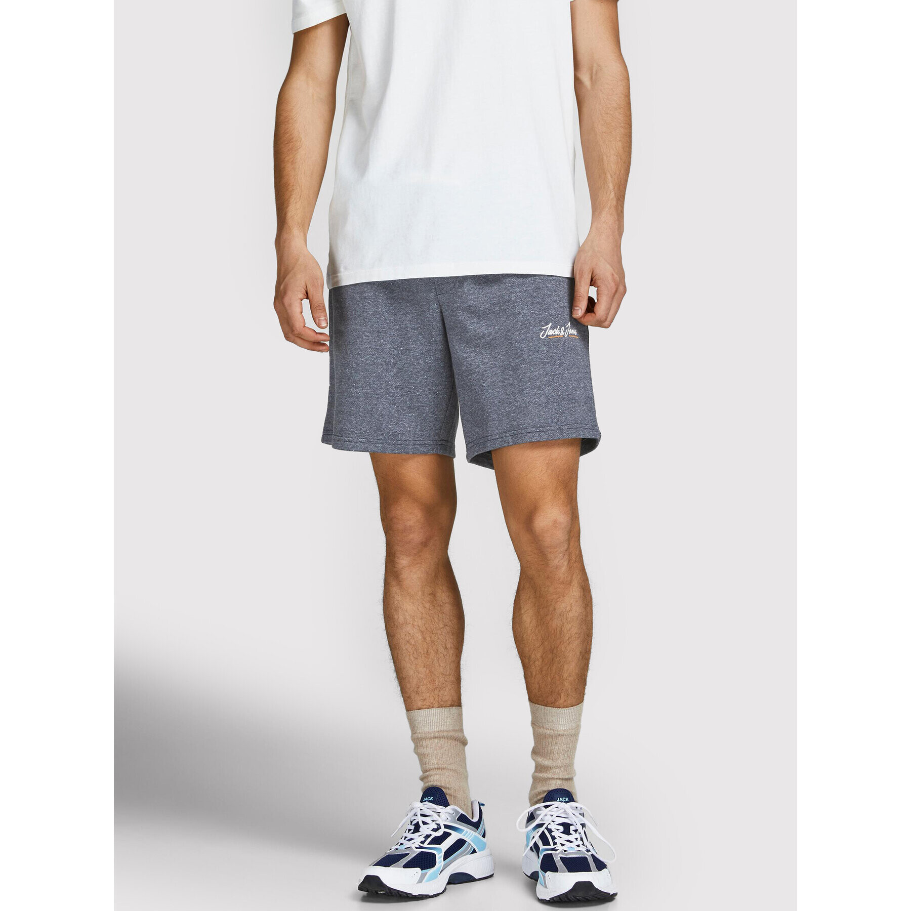 Jack&Jones Спортни шорти Tons 12204637 Сив Regular Fit - Pepit.bg