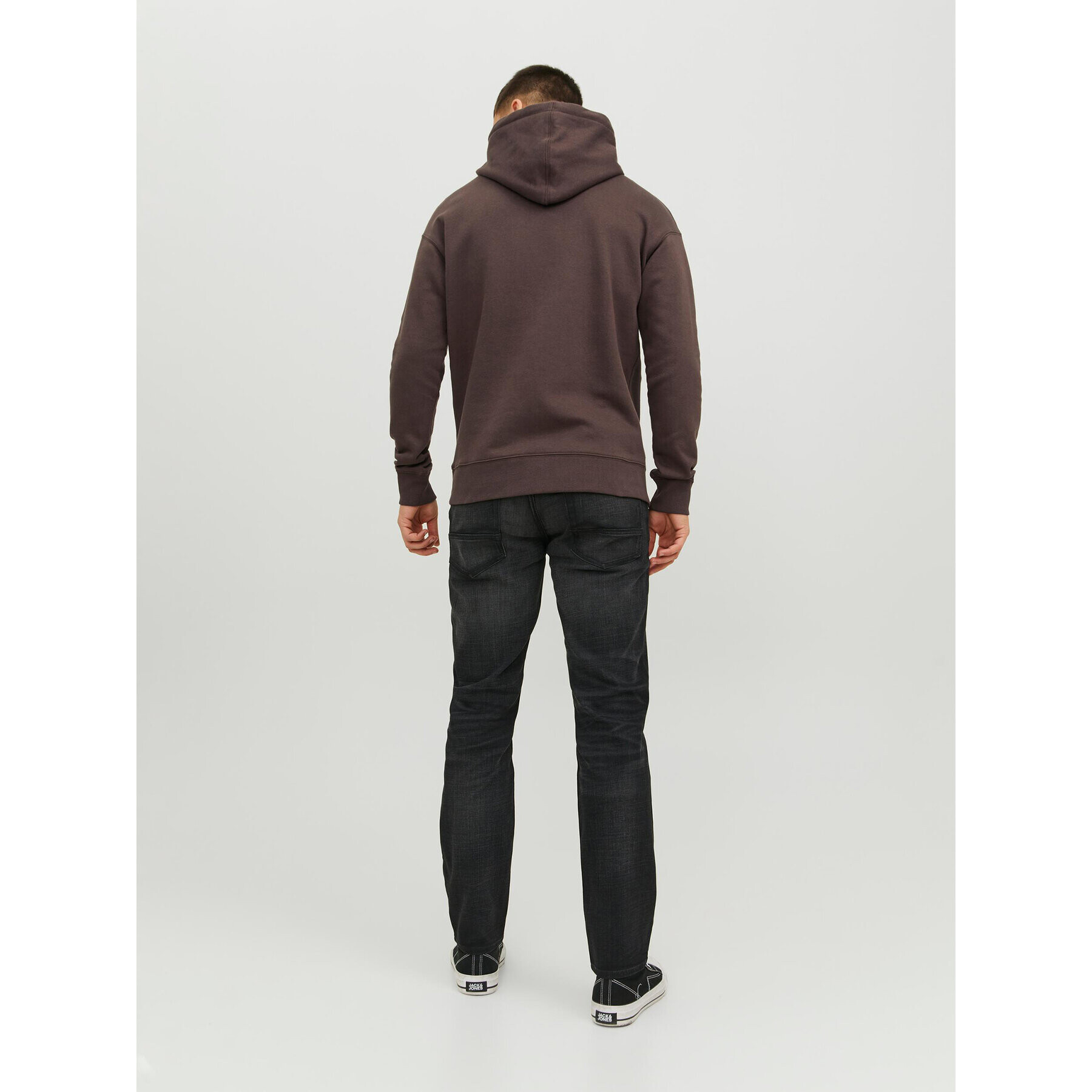 Jack&Jones Суитшърт 12208157 Кафяв Relaxed Fit - Pepit.bg