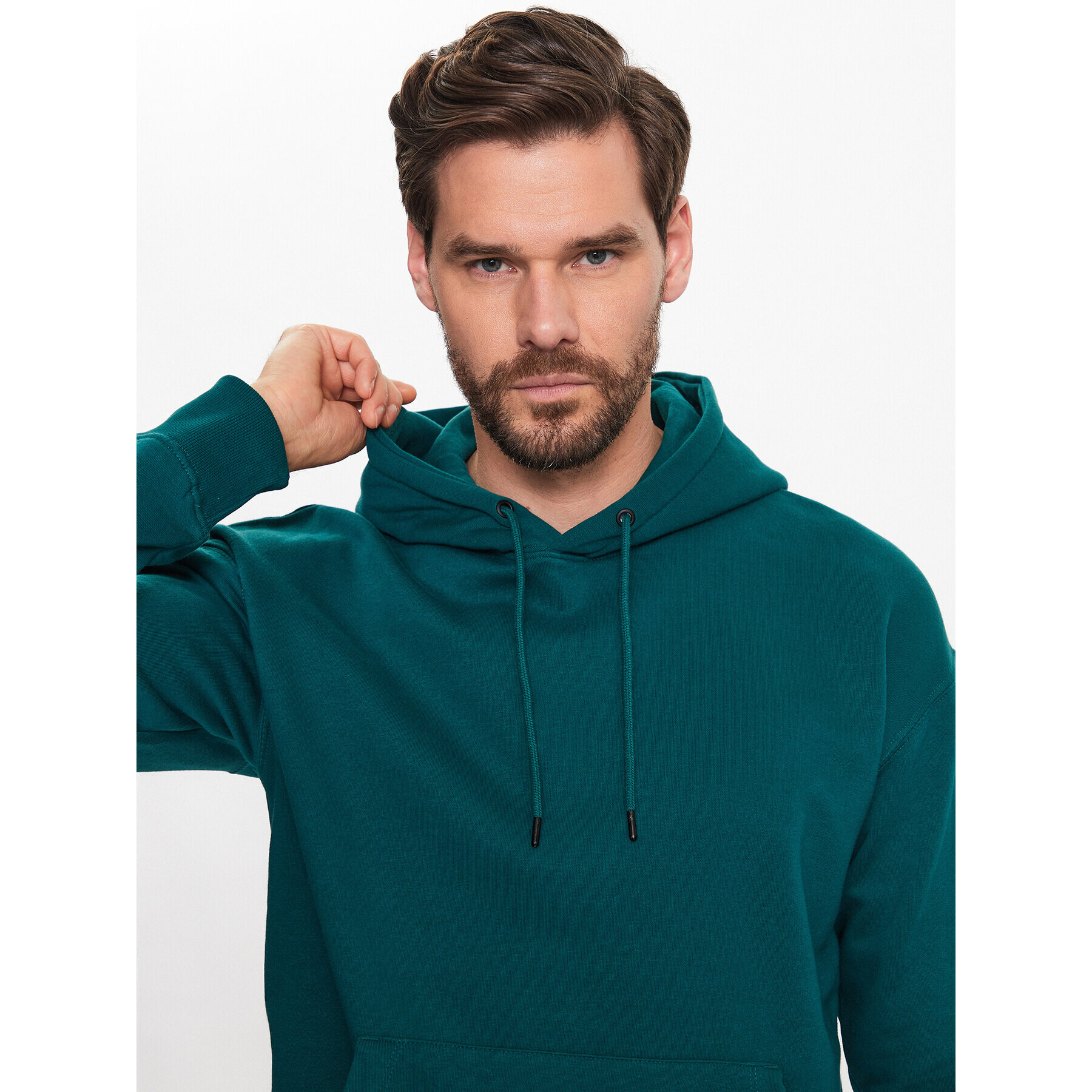 Jack&Jones Суитшърт Star 12208157 Зелен Relaxed Fit - Pepit.bg