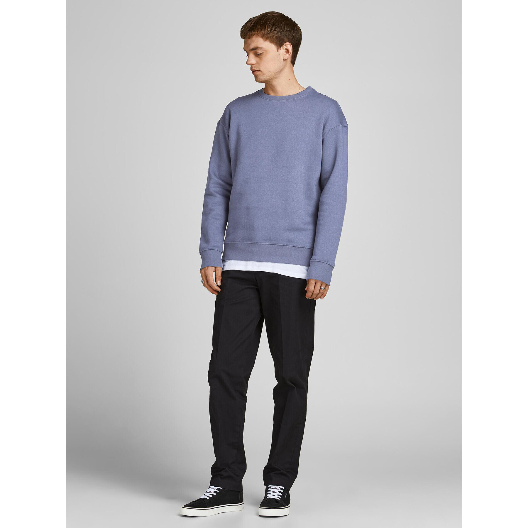 Jack&Jones Суитшърт Star 12208182 Син Relaxed Fit - Pepit.bg