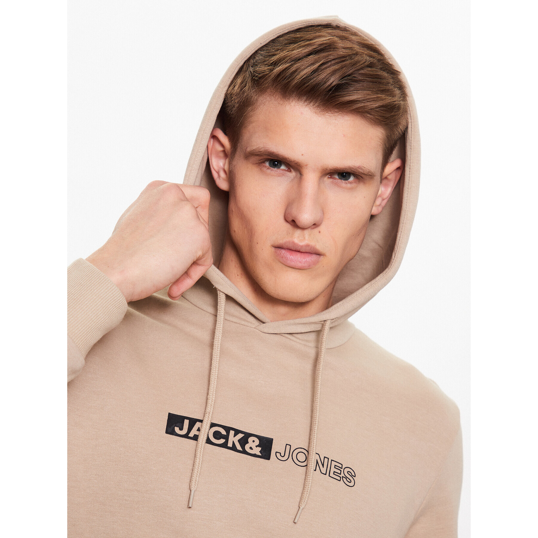 Jack&Jones Суитшърт Neo 12223701 Бежов Regular Fit - Pepit.bg