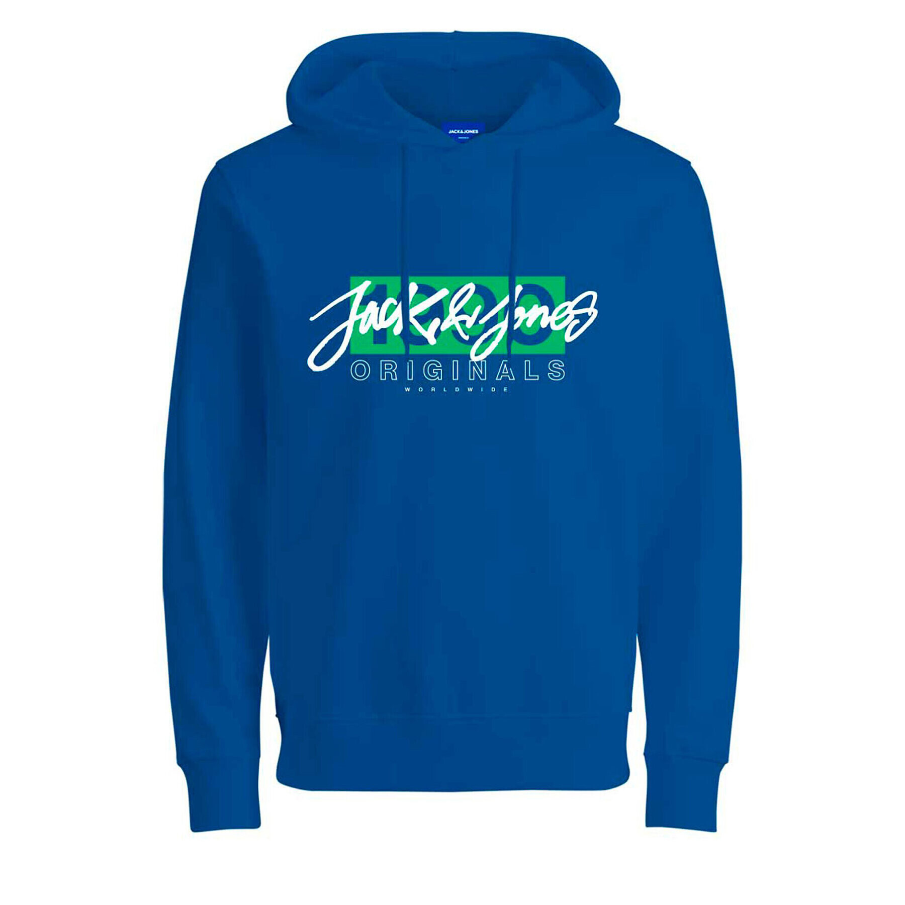 Jack&Jones Суитшърт Races 12232651 Син Regular Fit - Pepit.bg