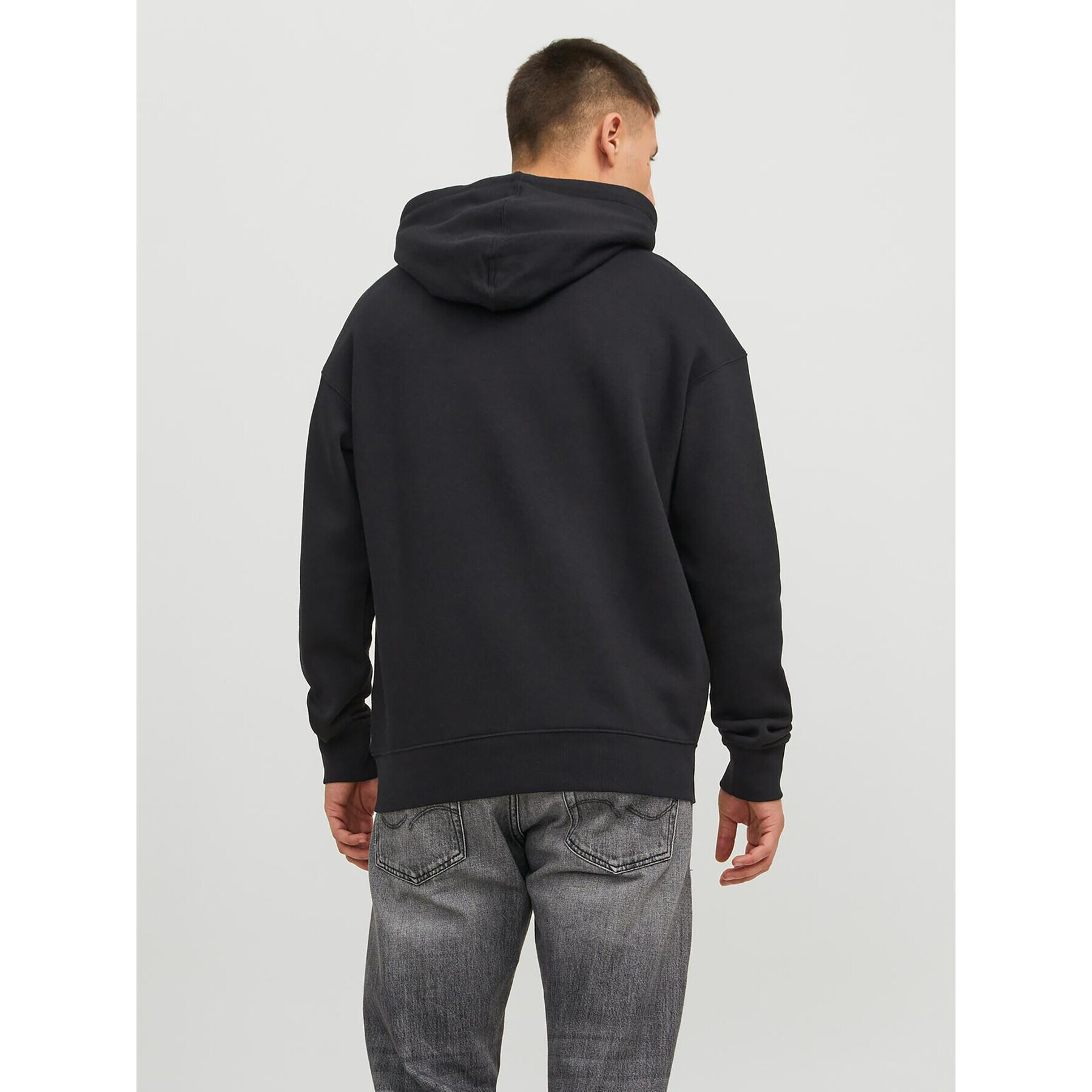 Jack&Jones Суитшърт 12233972 Черен Relaxed Fit - Pepit.bg