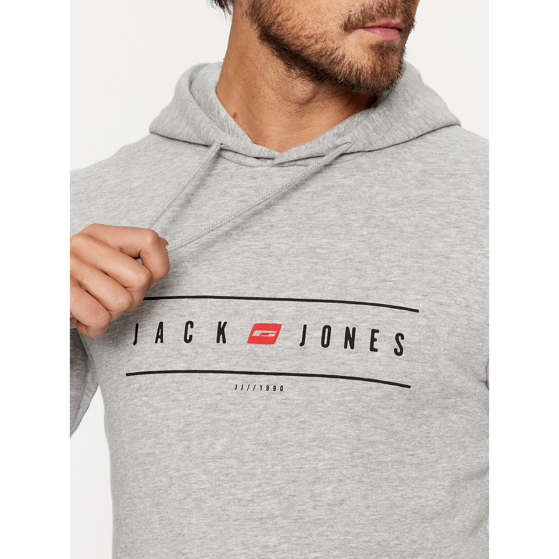 Jack&Jones Суитшърт 12235460 Сив Regular Fit - Pepit.bg