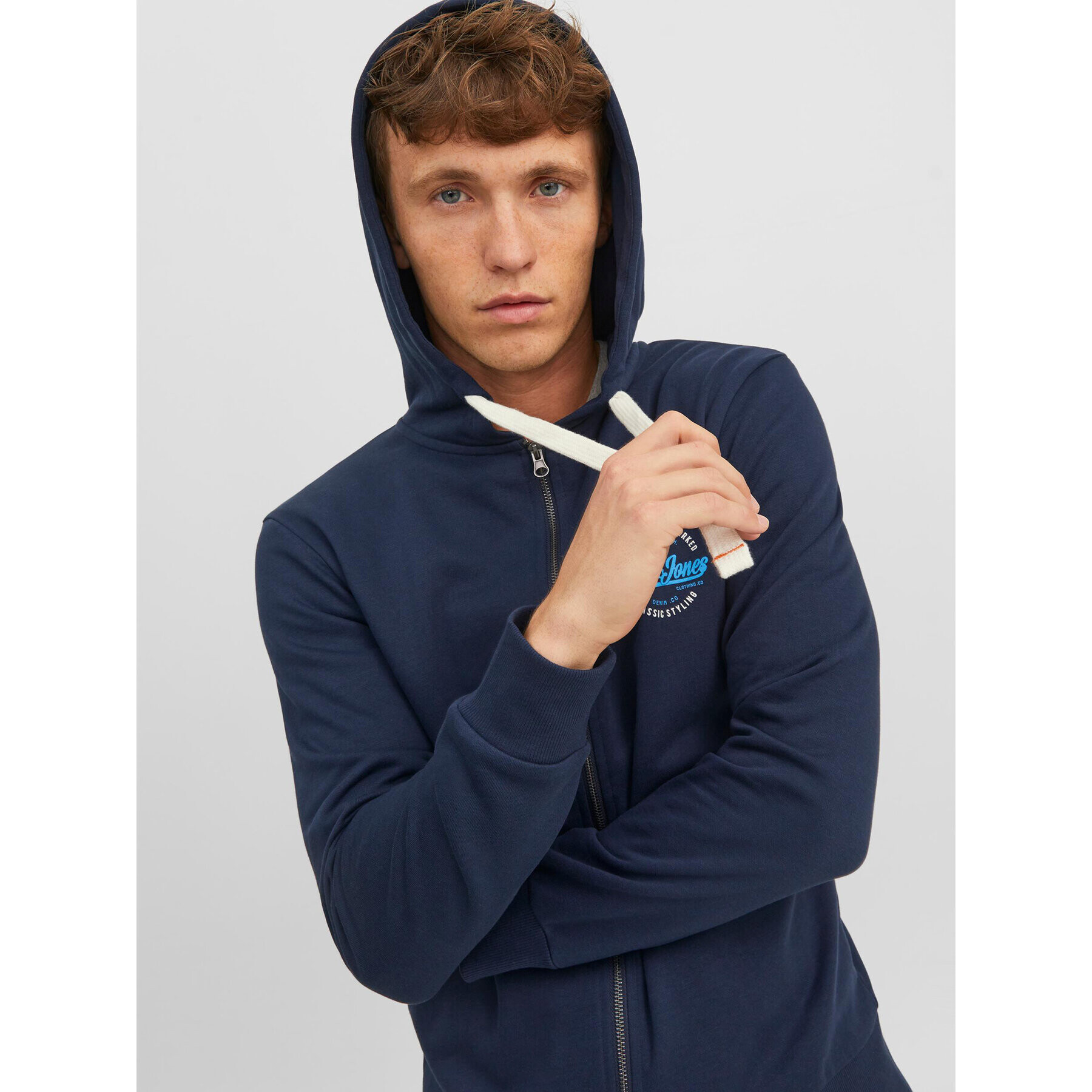 Jack&Jones Суитшърт 12236179 Тъмносин Regular Fit - Pepit.bg