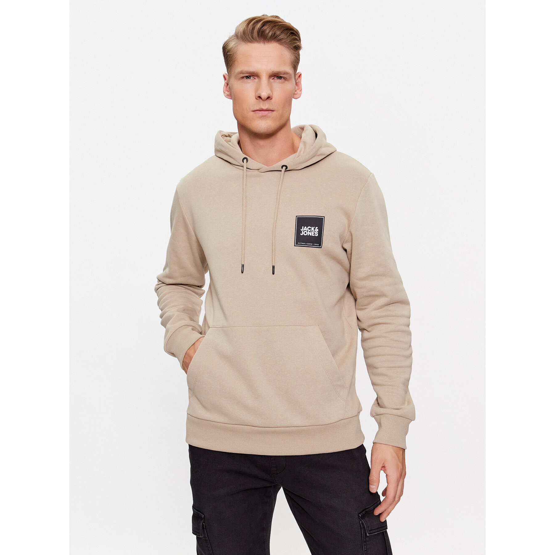 Jack&Jones Суитшърт 12251998 Бежов Regular Fit - Pepit.bg