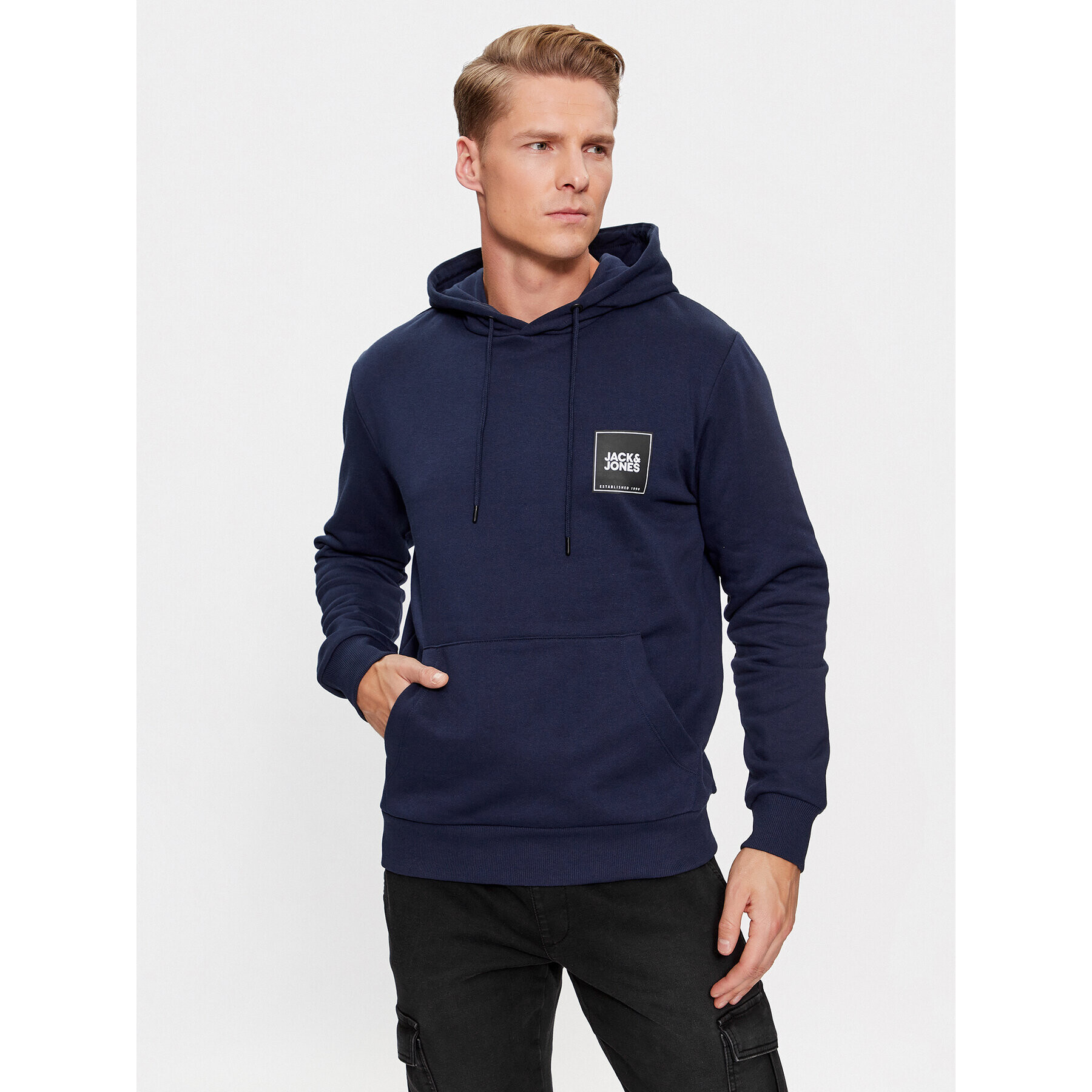 Jack&Jones Суитшърт 12251998 Тъмносин Regular Fit - Pepit.bg