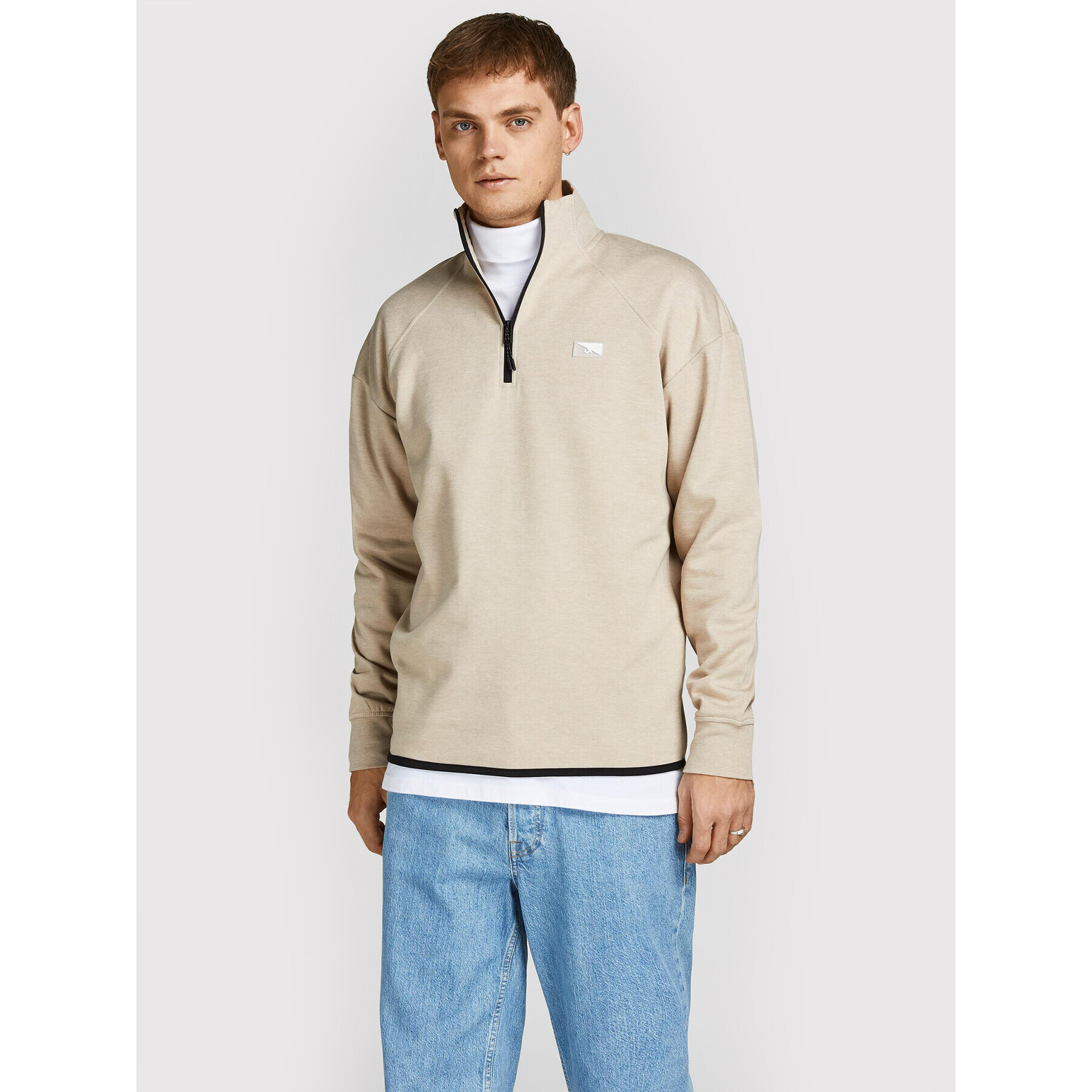 Jack&Jones Суитшърт Air 12204920 Бежов Relaxed Fit - Pepit.bg