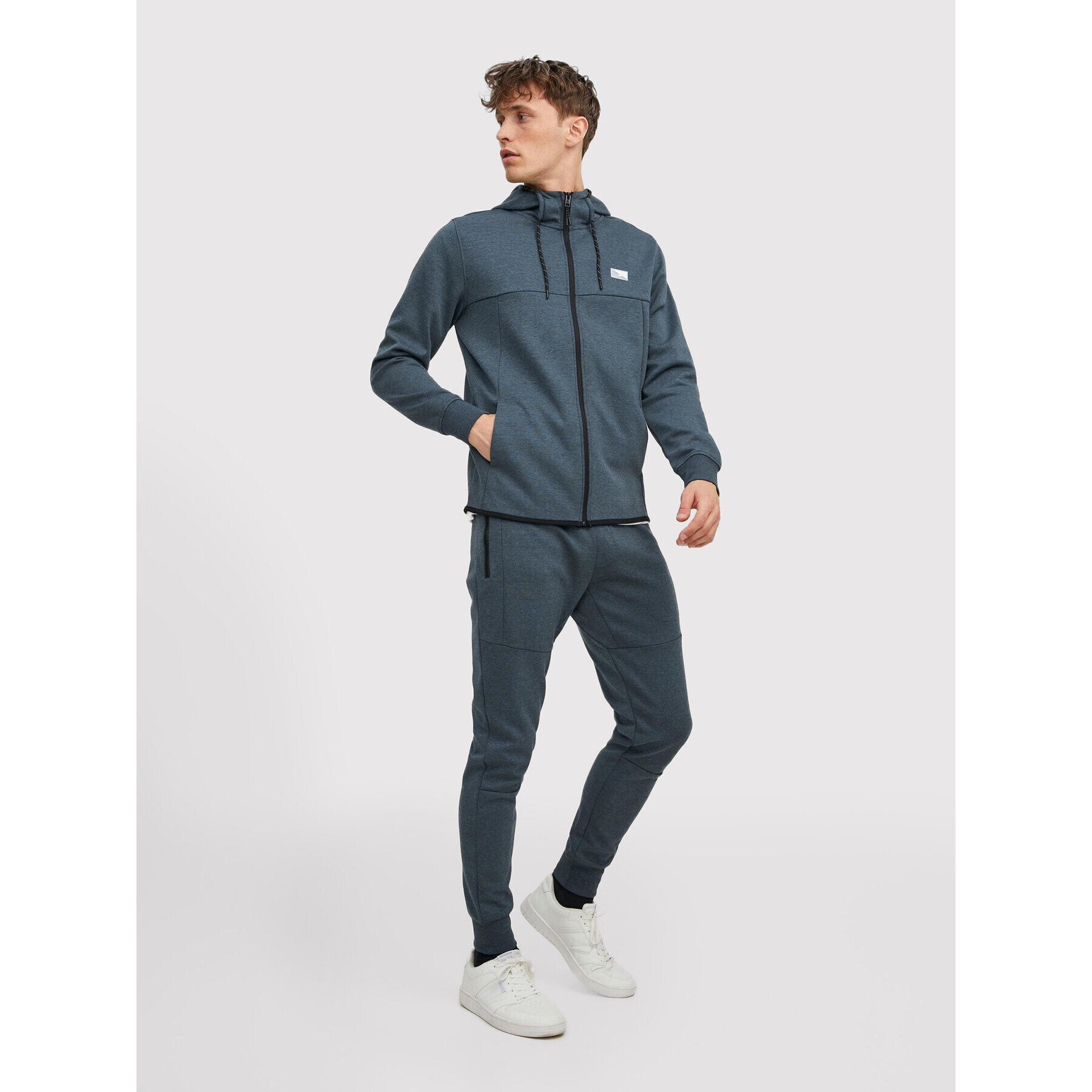 Jack&Jones Суитшърт Air 12204926 Тъмносин Regular Fit - Pepit.bg