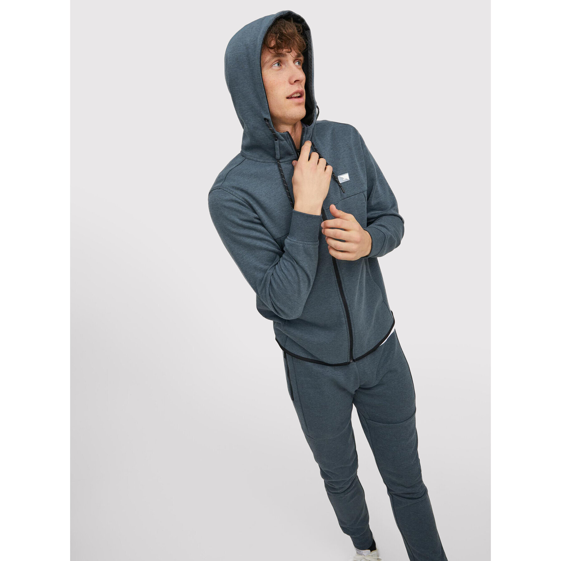 Jack&Jones Суитшърт Air 12204926 Тъмносин Regular Fit - Pepit.bg